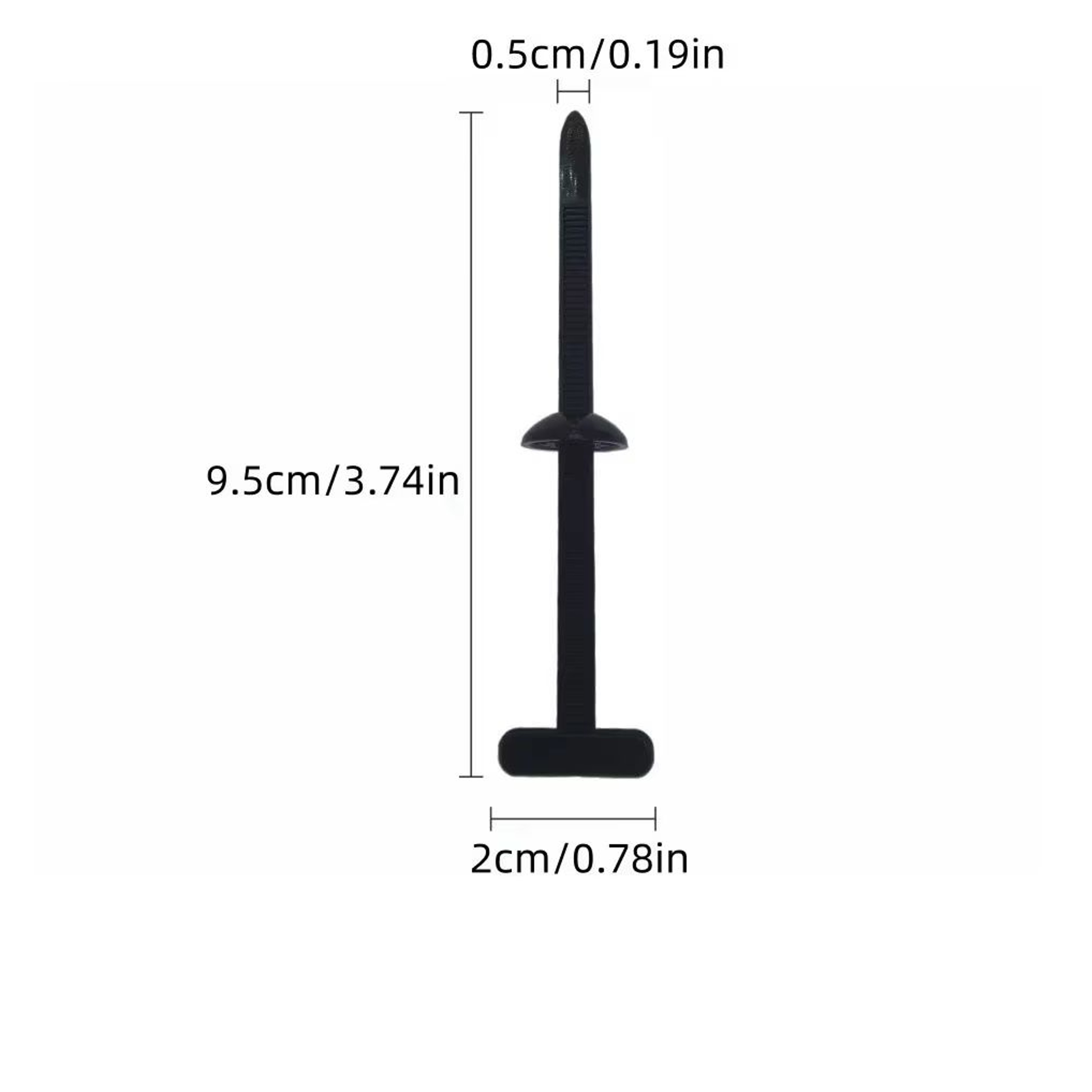 UV Resistant Nylon Cable Tie Buckle SelfLocking Zip Tie Fasteners With Pin And Button For Quick Rep 5