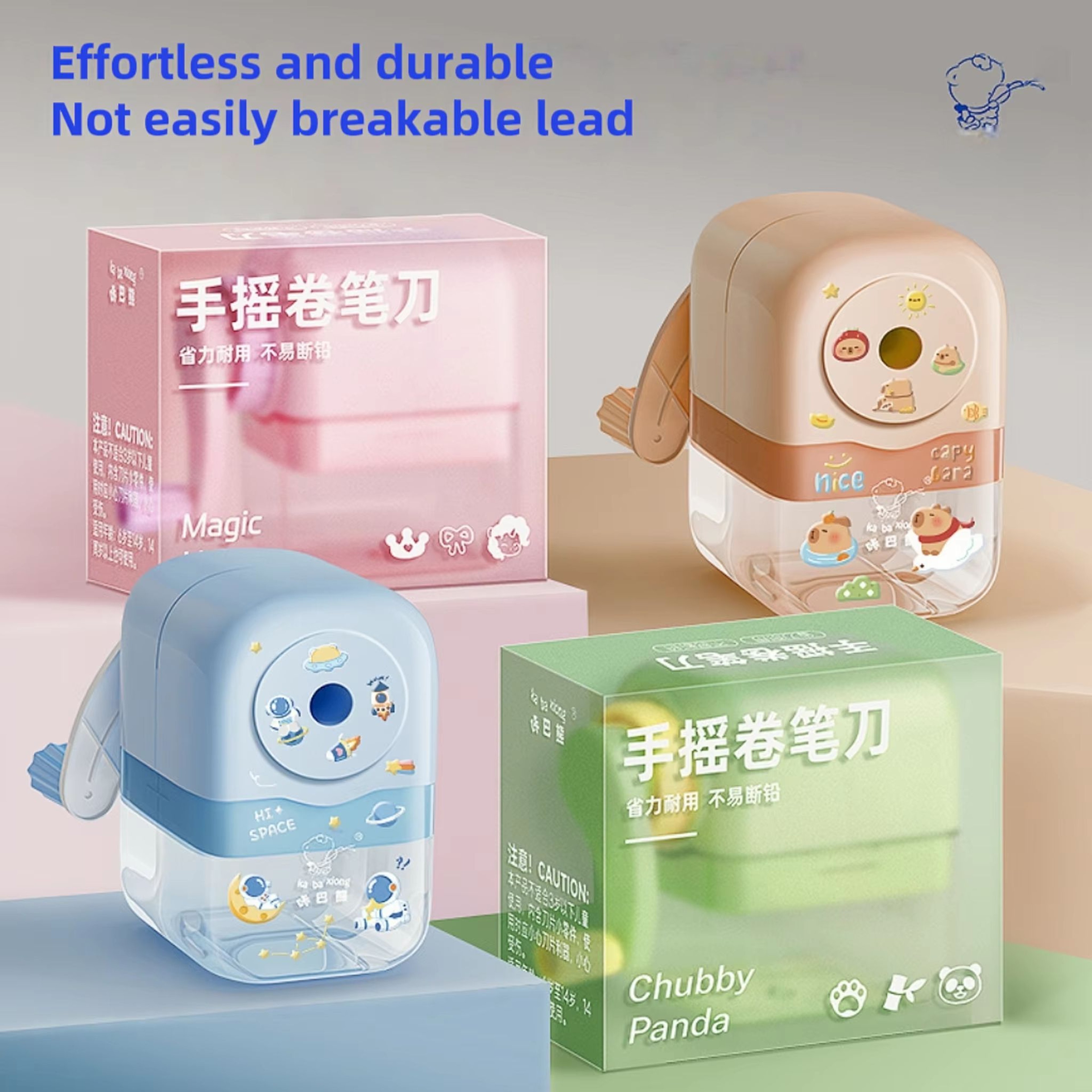 MultiFunctional Hand Crank Pencil Sharpener For School And Office Supplies 0