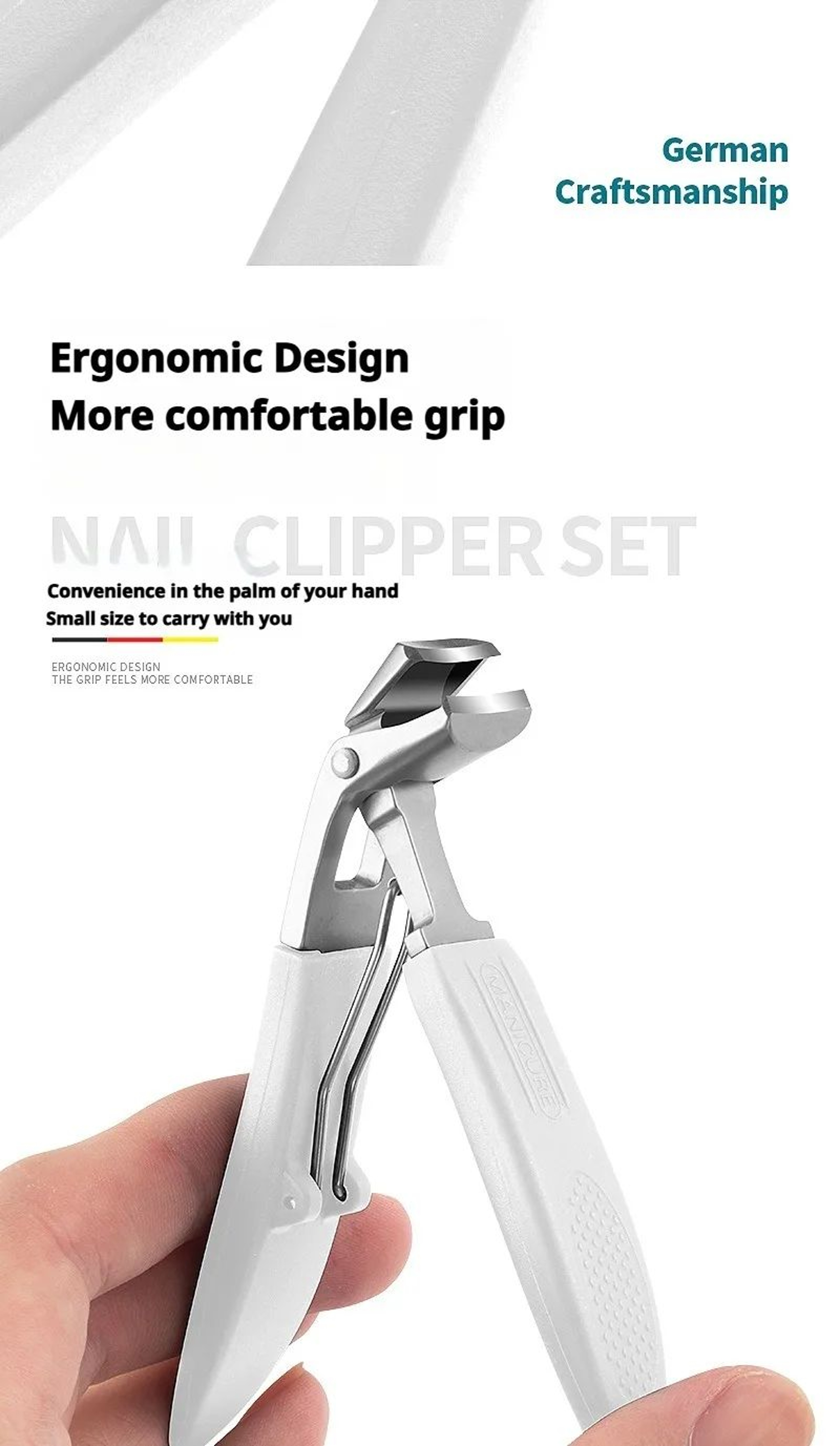Pointed Tip Ingrown Toenail Clippers Precision Nail Cutter for Dead Skin and Toenail Care – view 10