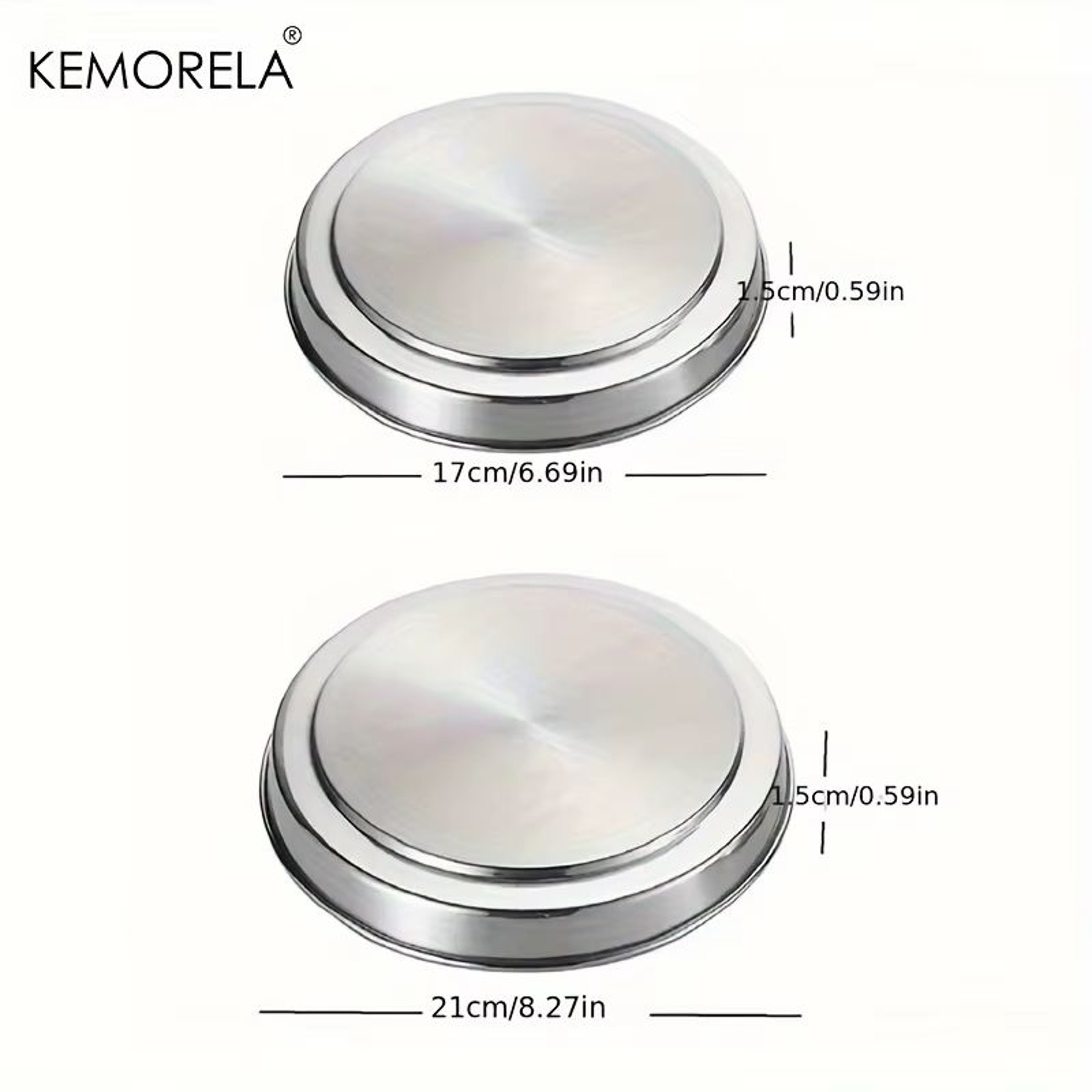 4Pack Stainless Steel Electric Stove Burner Covers 2 Small  2 Large Rustproof Round Cooktop Cover P 5