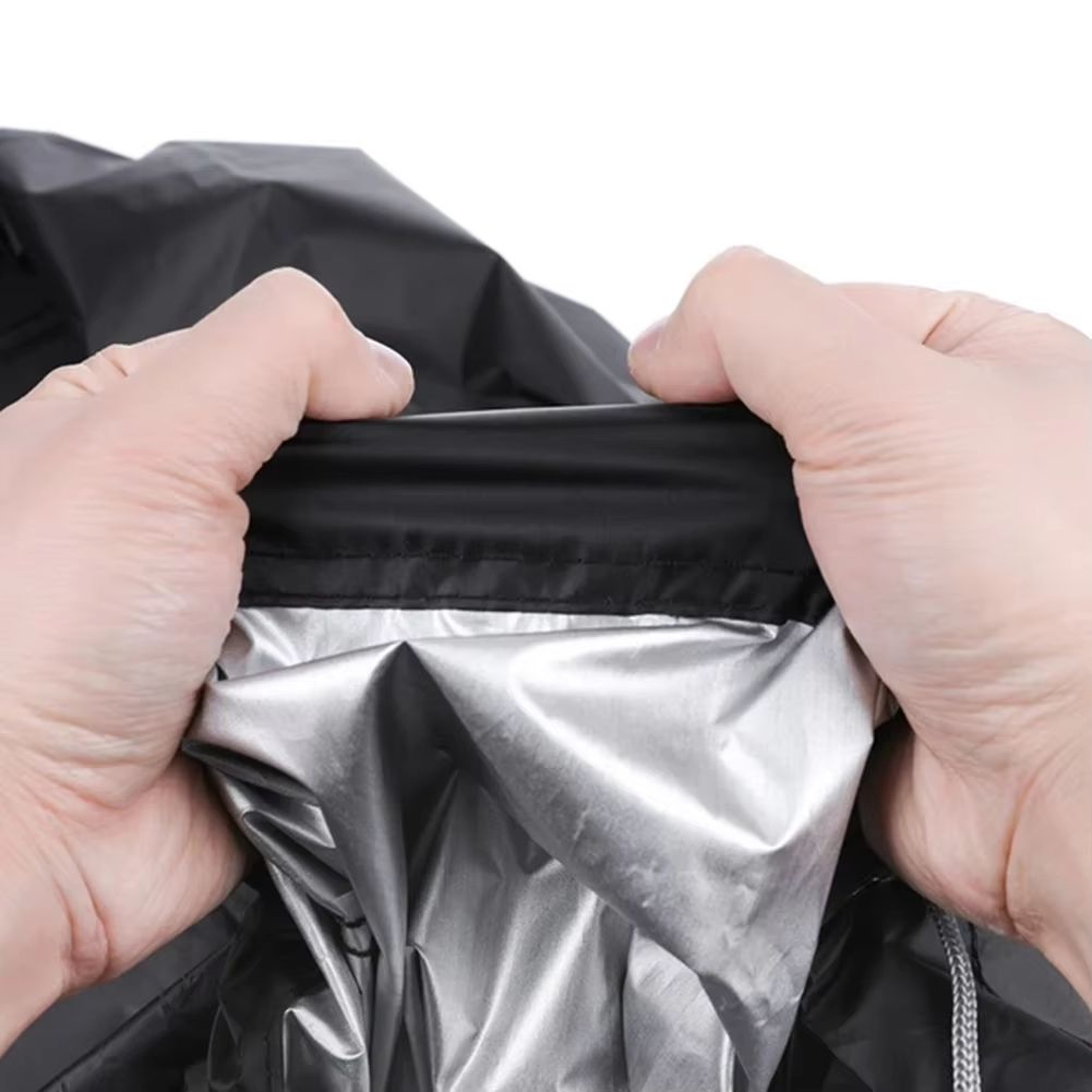 210D Waterproof Lawn Mower Cover With UV Protection And Drawstring  Universal Outdoor Equipment Cov 5