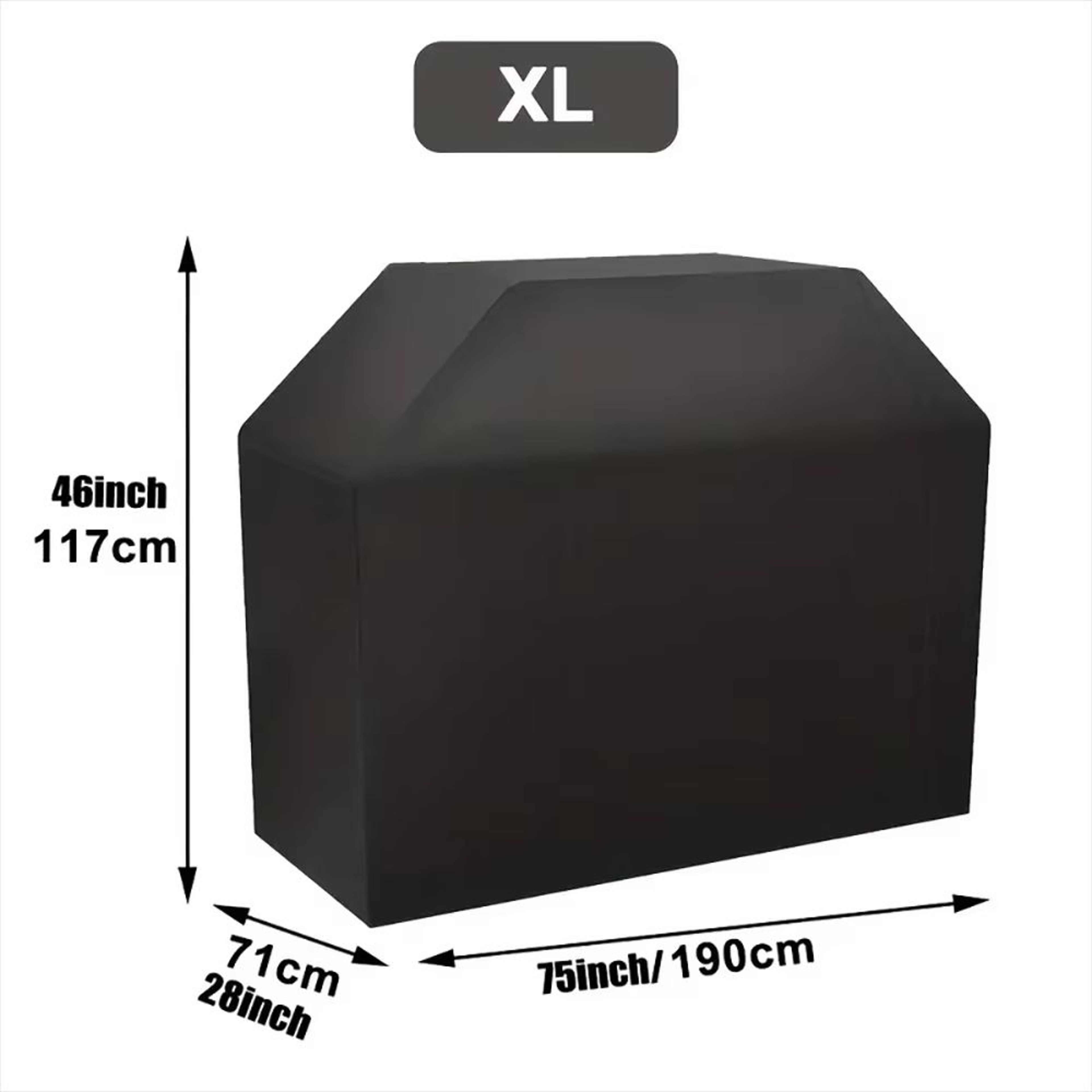 Heavy Duty Waterproof BBQ Grill Cover  AntiDust Rain Protective Outdoor Barbecue Cover 15