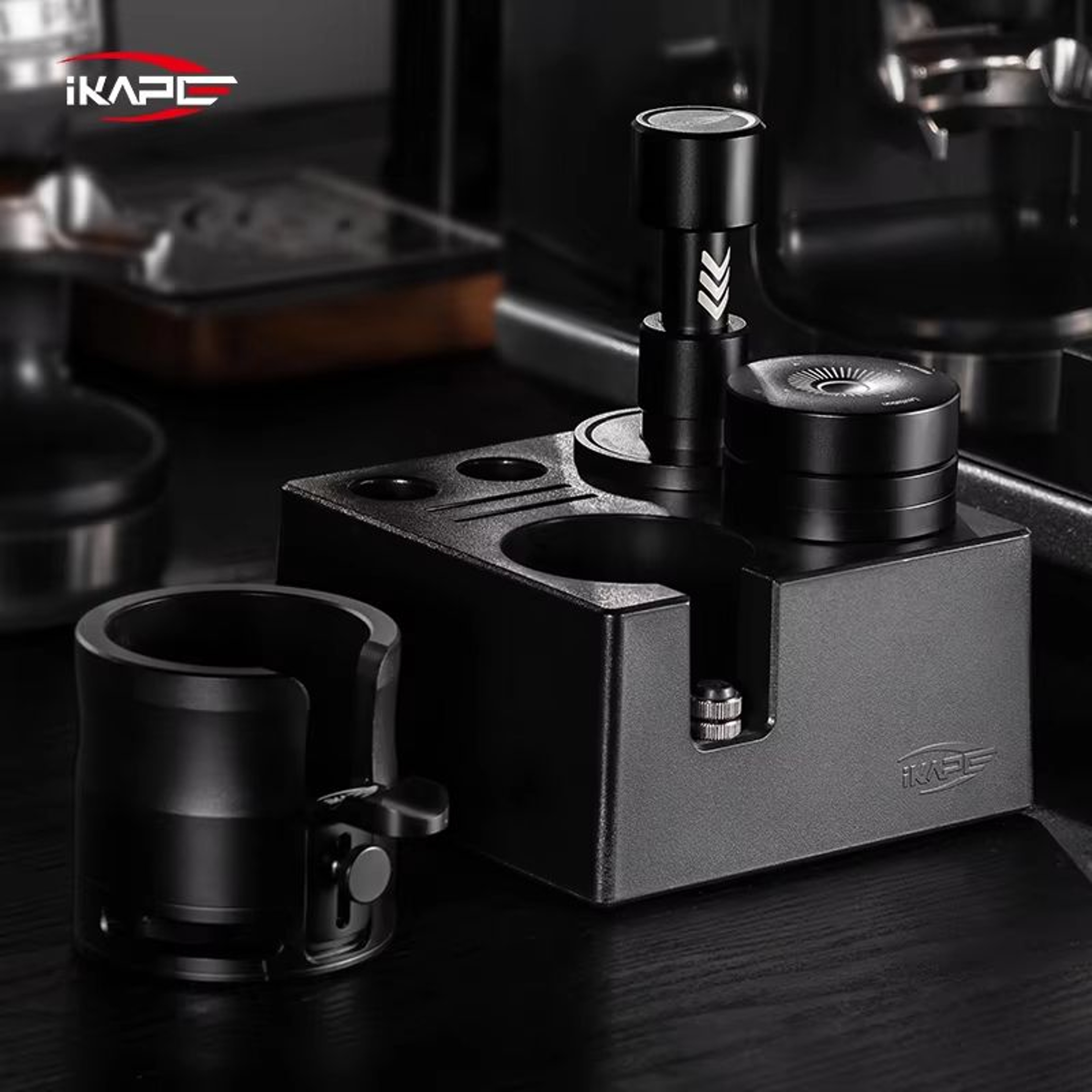 IKAPE V6 Impact Espresso Tamper For 201in  213in  228in Portafilters  Calibrated Precision Tamping  4
