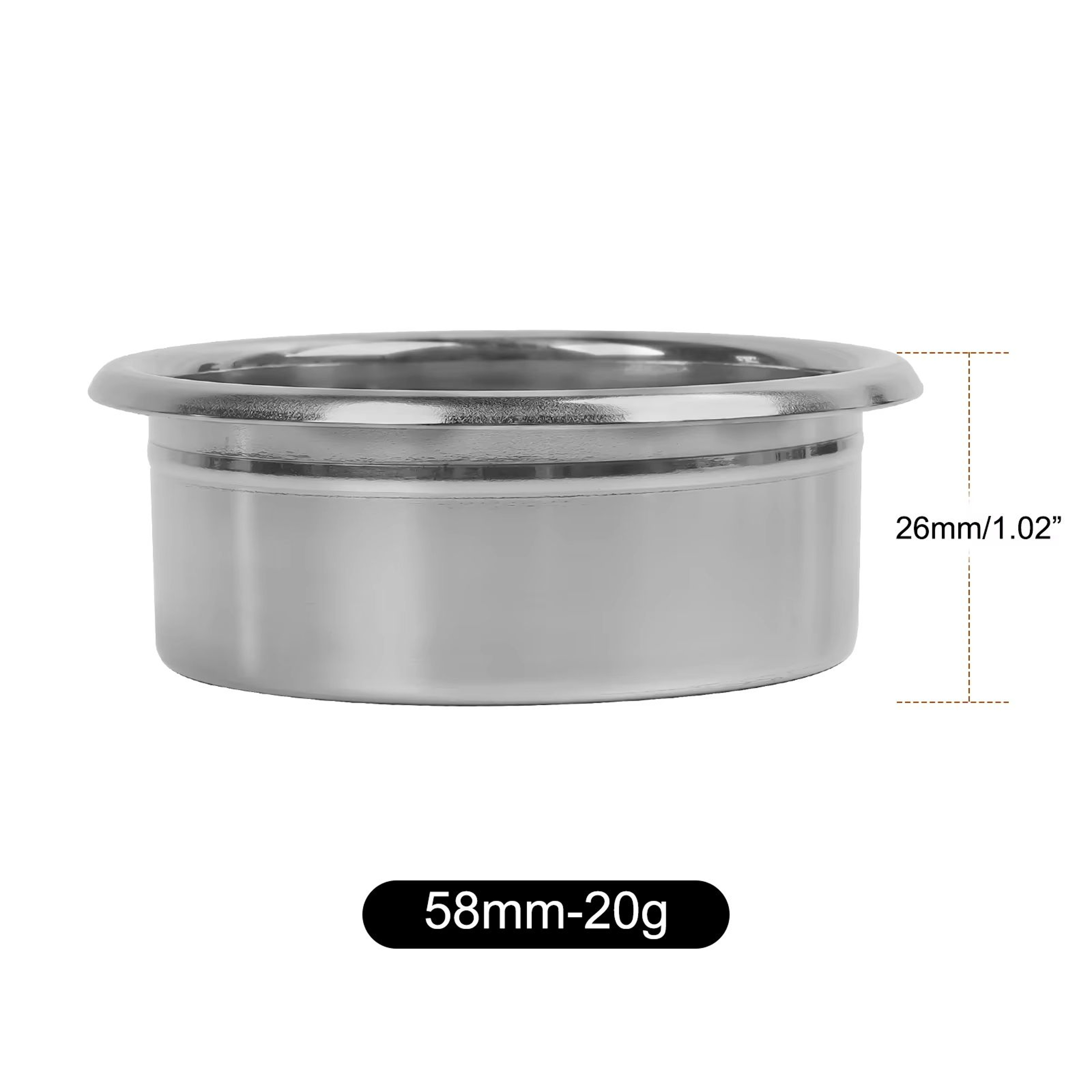 IKAPE Precision High Extraction Espresso Filter Basket  Stainless Steel Bottomless Portafilter Upgr 6