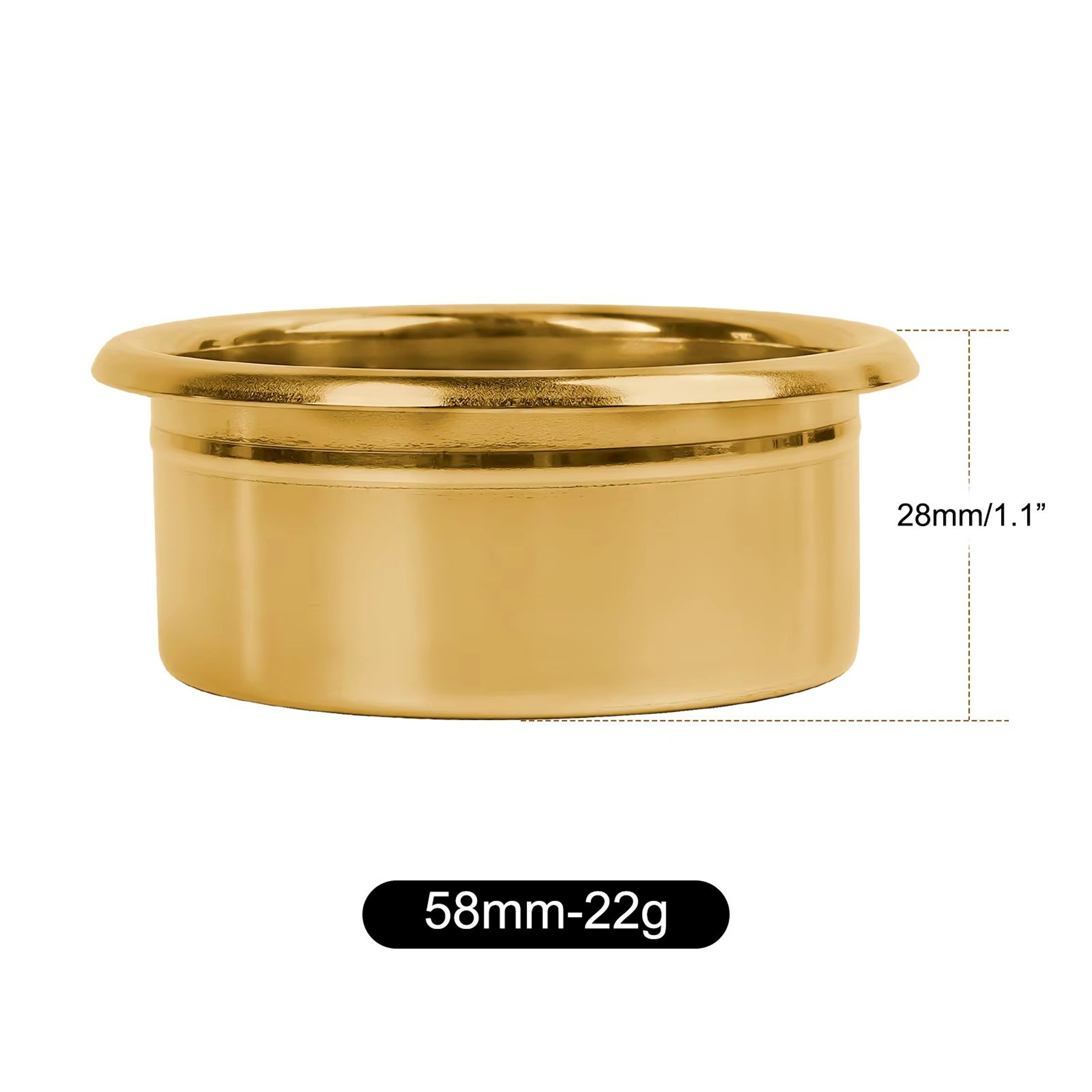 IKAPE Precision High Extraction Coffee Filter Basket  Stainless Steel Bottomless Portafilter Upgrad 13