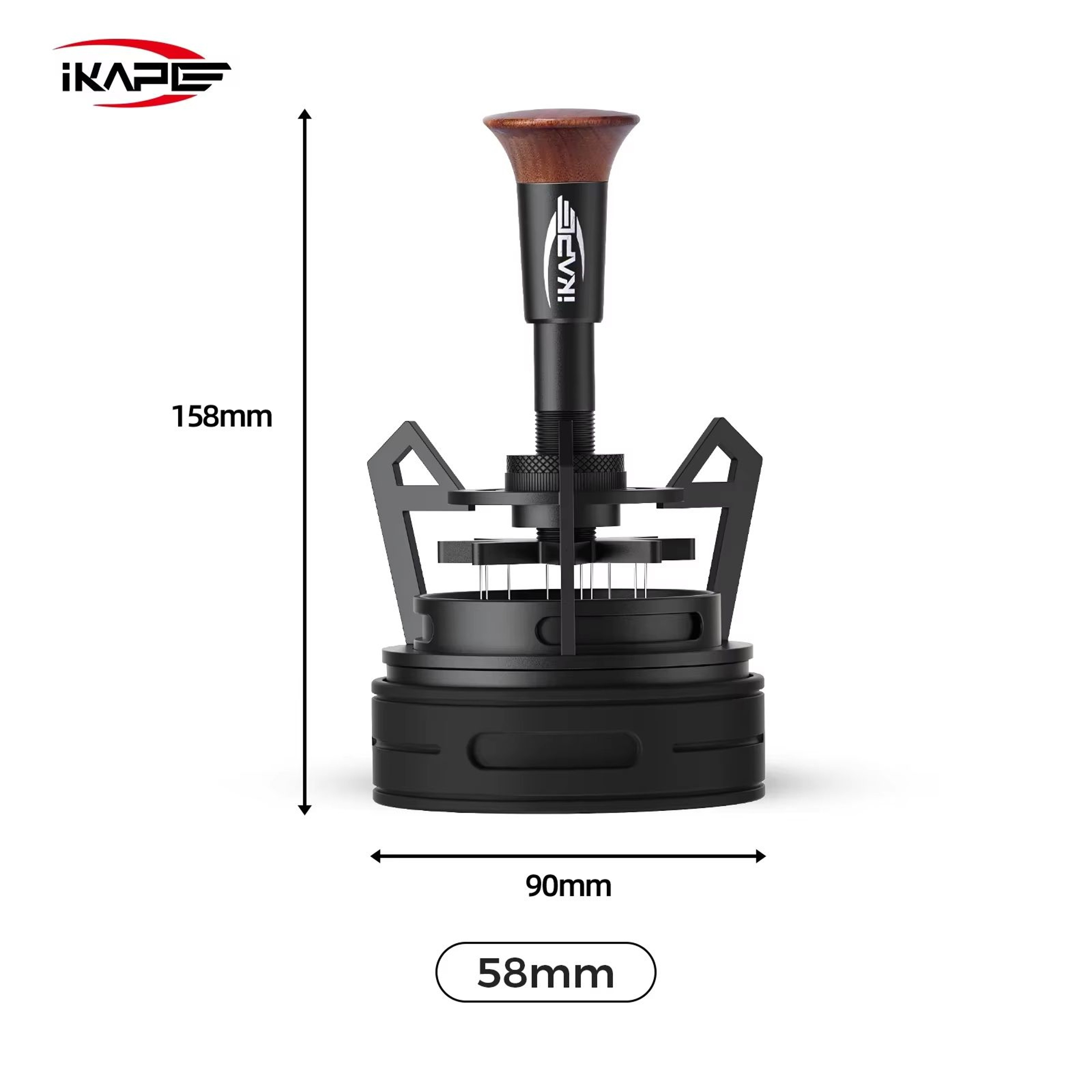 IKAPE V3 Espresso Rotary WDT Tool With Dosing Funnel  Stand  Coffee Distribution System 8