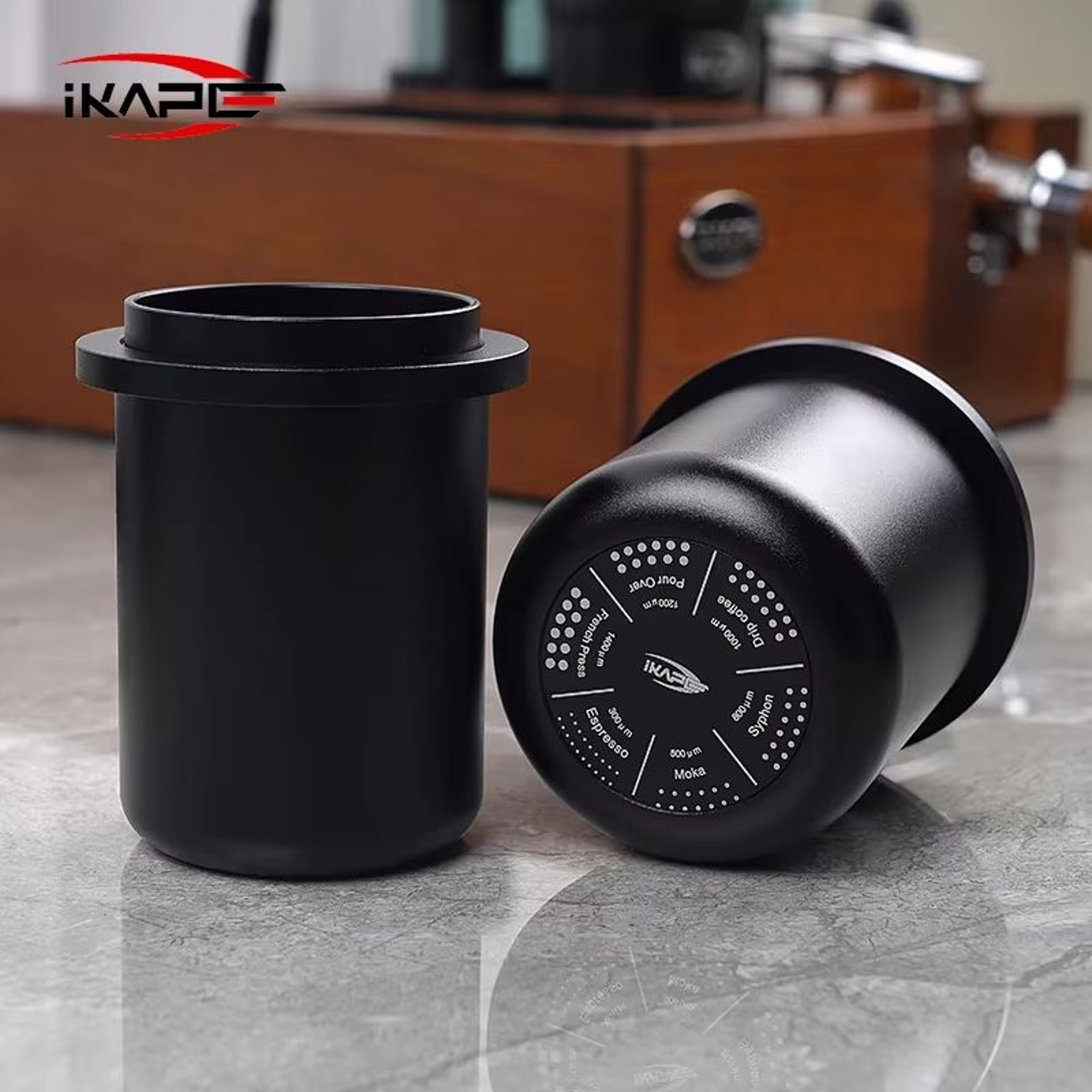 IKAPE Espresso Dosing Cup  Compatible With 5158 Mm 201228 In Portafilters Aluminum Coffee Accessory 3