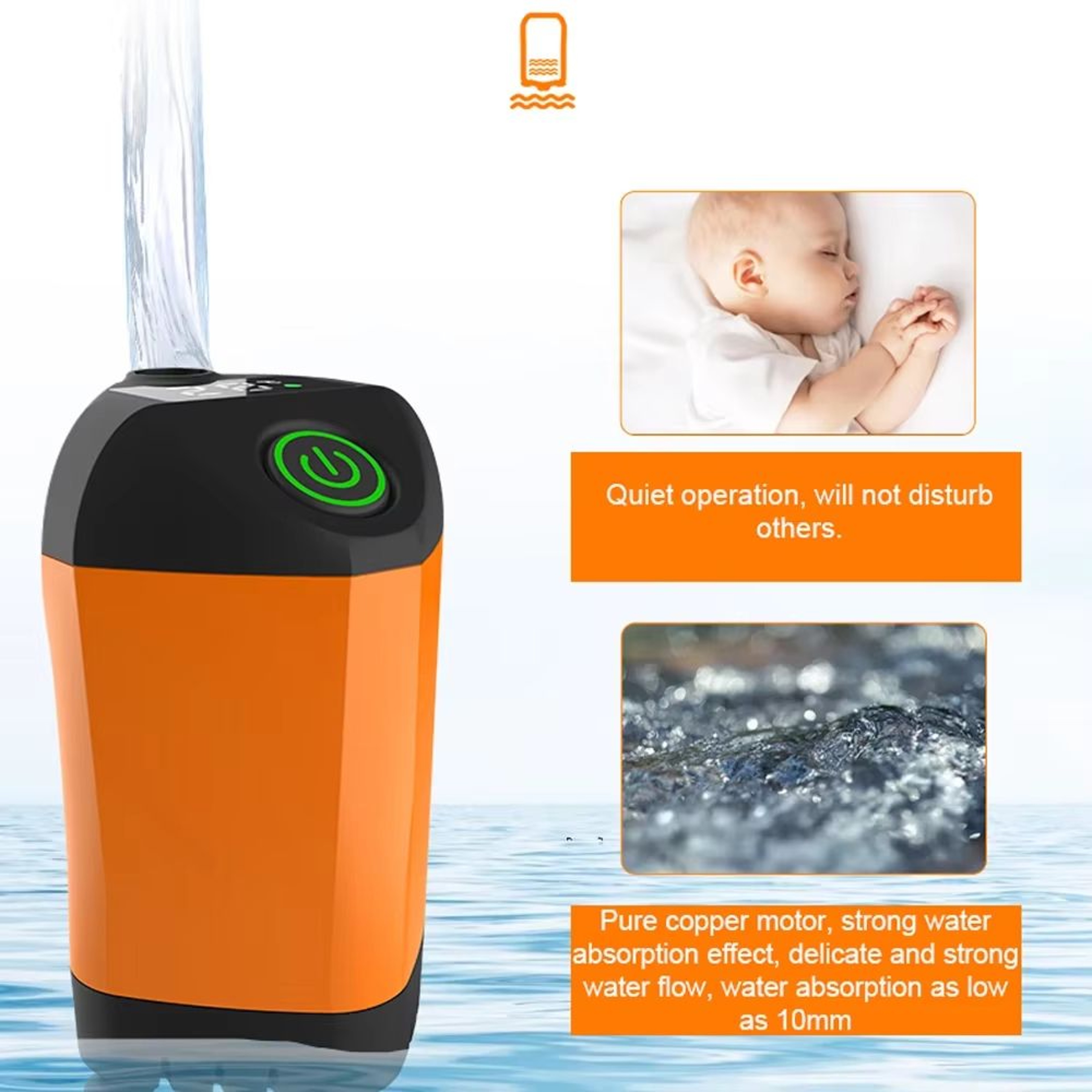 Portable Rechargeable USB Outdoor Shower Pump For Camping And Pet Bath 2