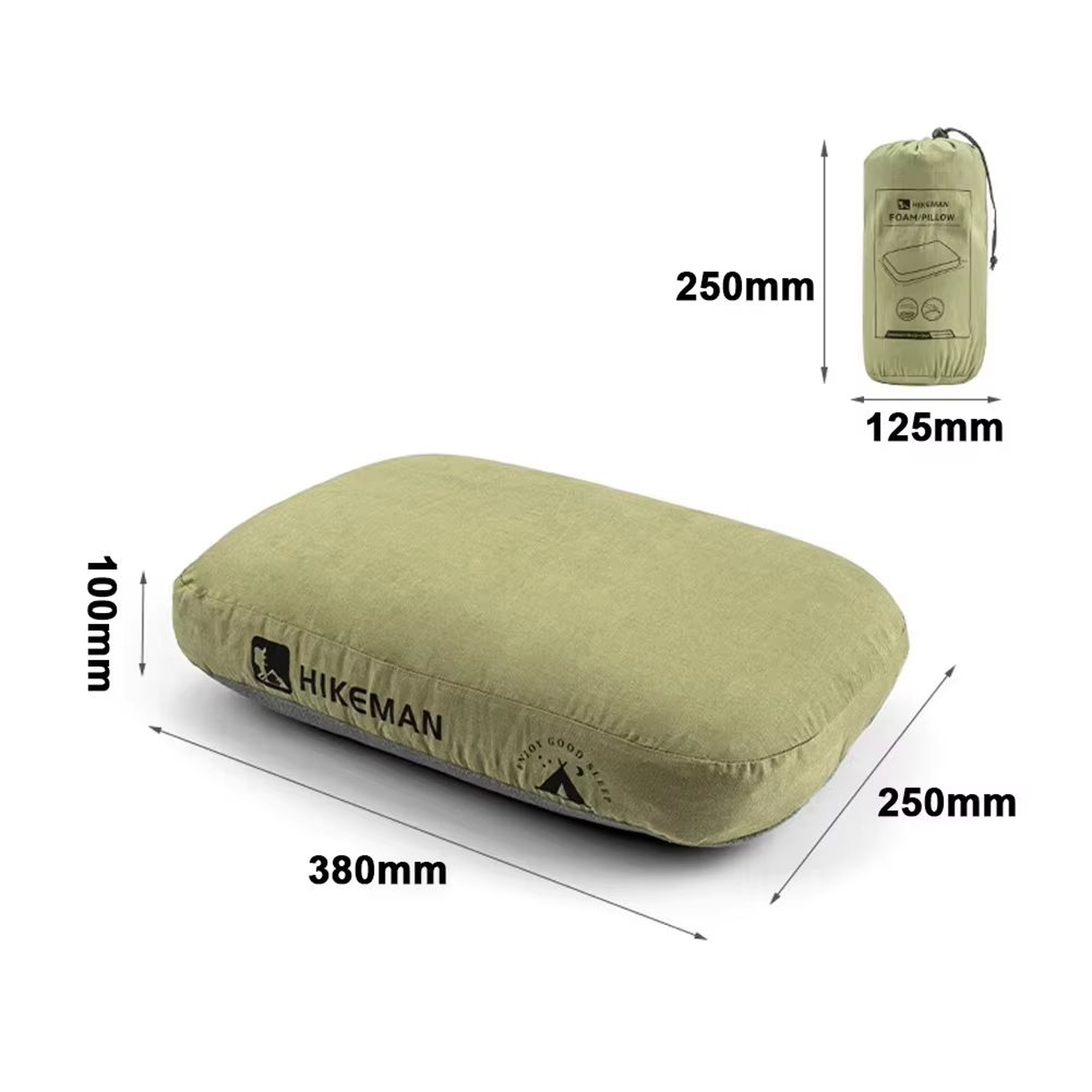 Portable Memory Foam Neck Pillow For Camping Travel  Outdoor Rest 7
