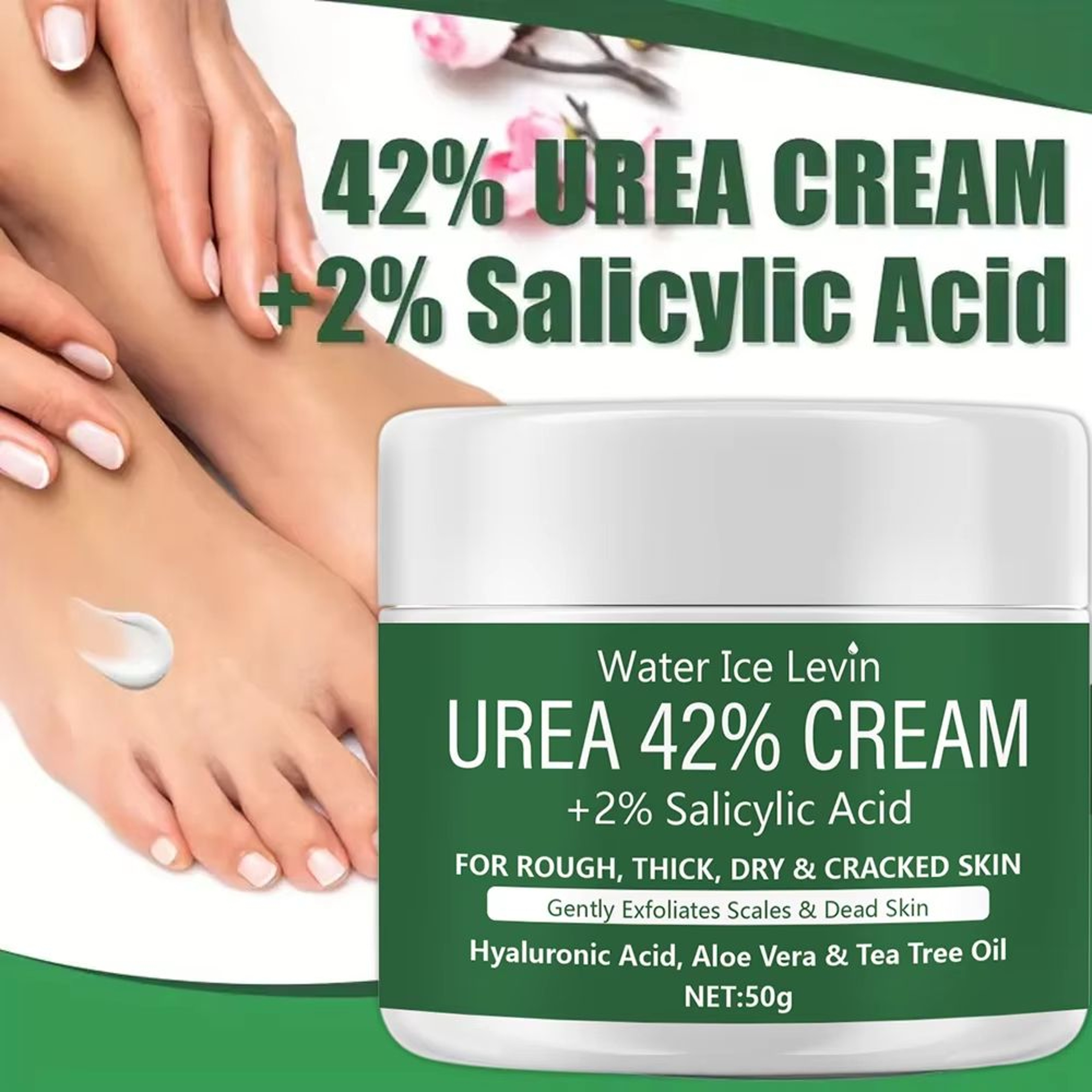 42 Urea  2 Salicylic Acid Foot  Hand Moisturizing Cream 3