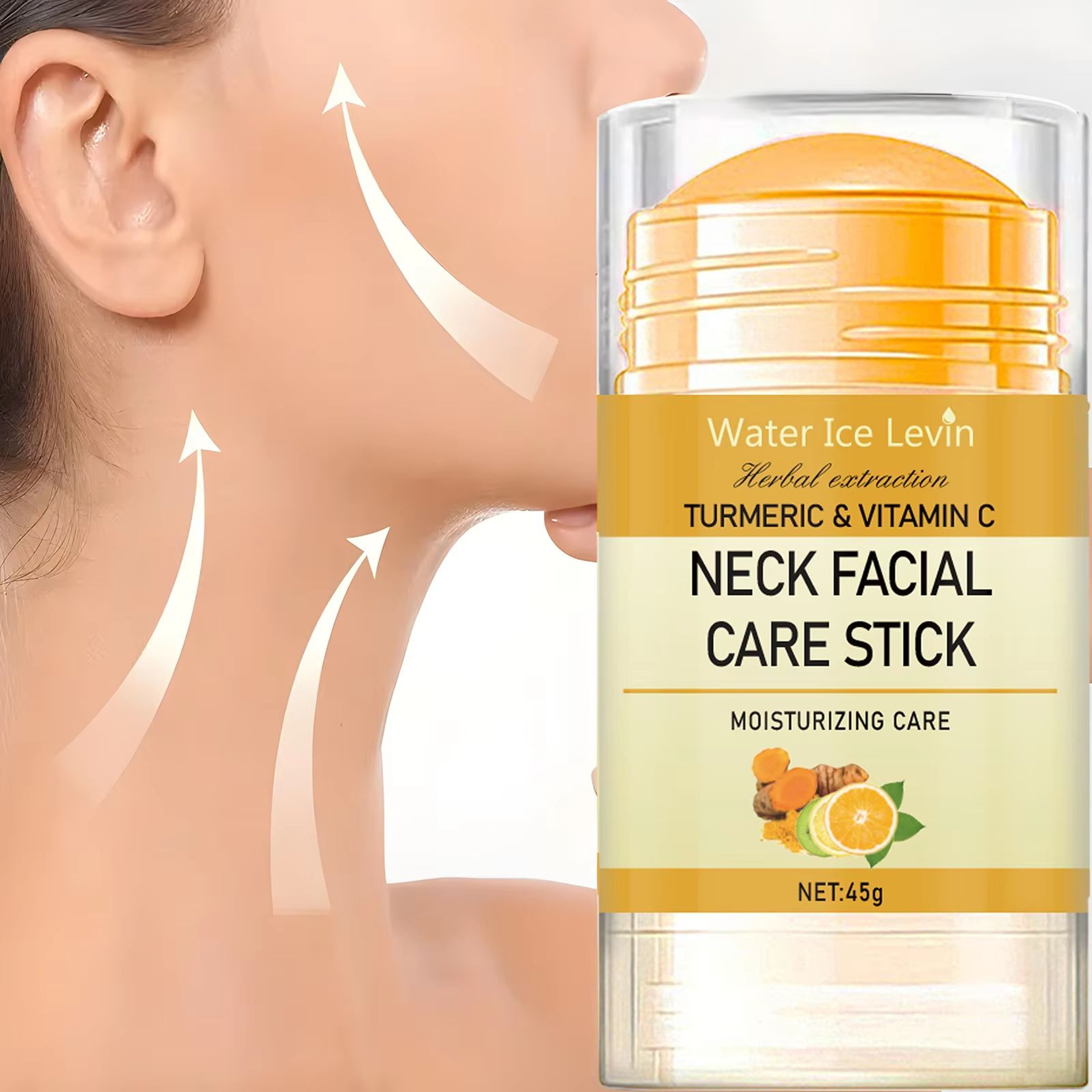 Turmeric  Vitamin C Neck Facial Care  Wrinkle Lifting Whitening And Tightening For Double Chin 0