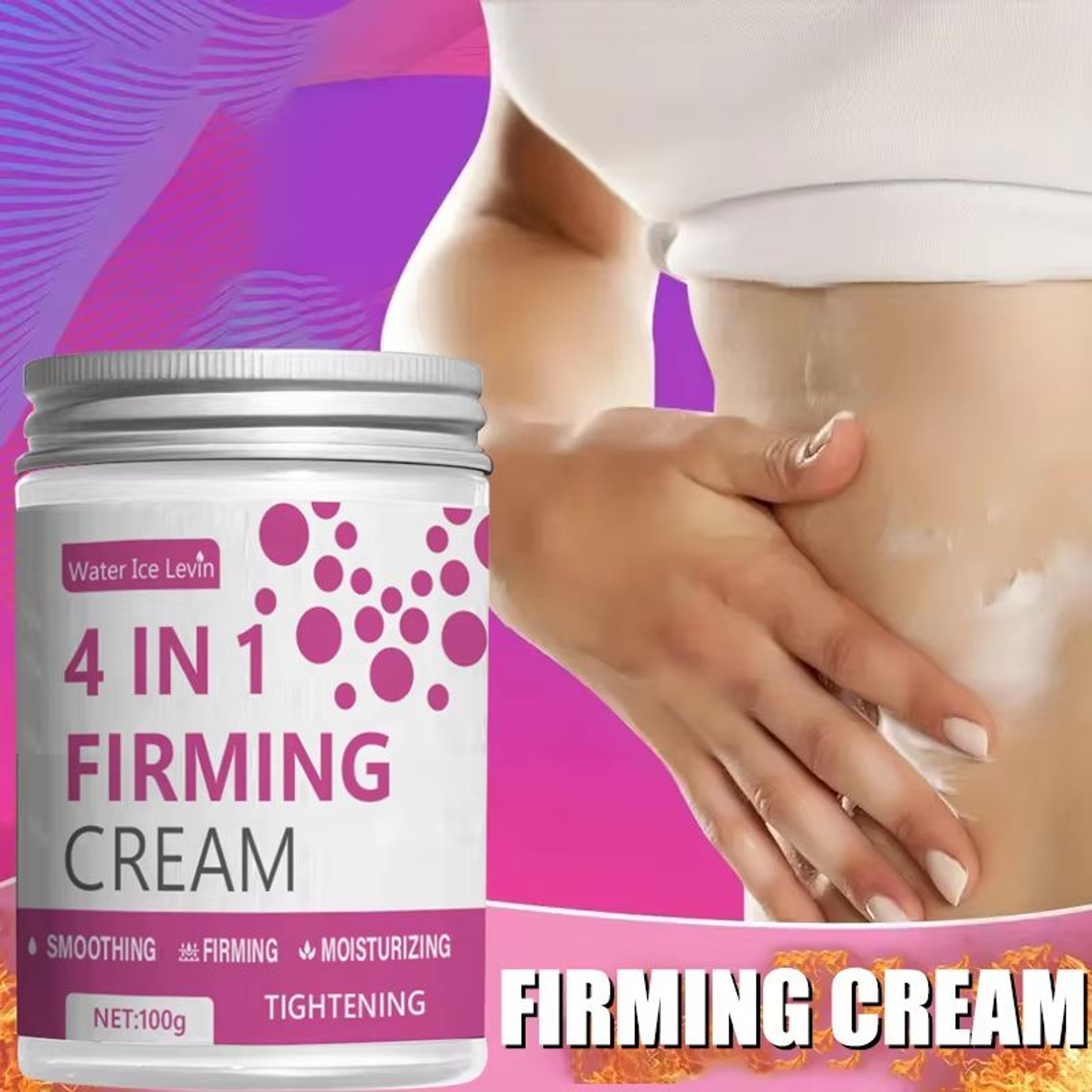 4in1 Firming Body Cream With Ginger Aloe Vera  Coffee Essence  Moisturizing Toning Solution For Abd 0