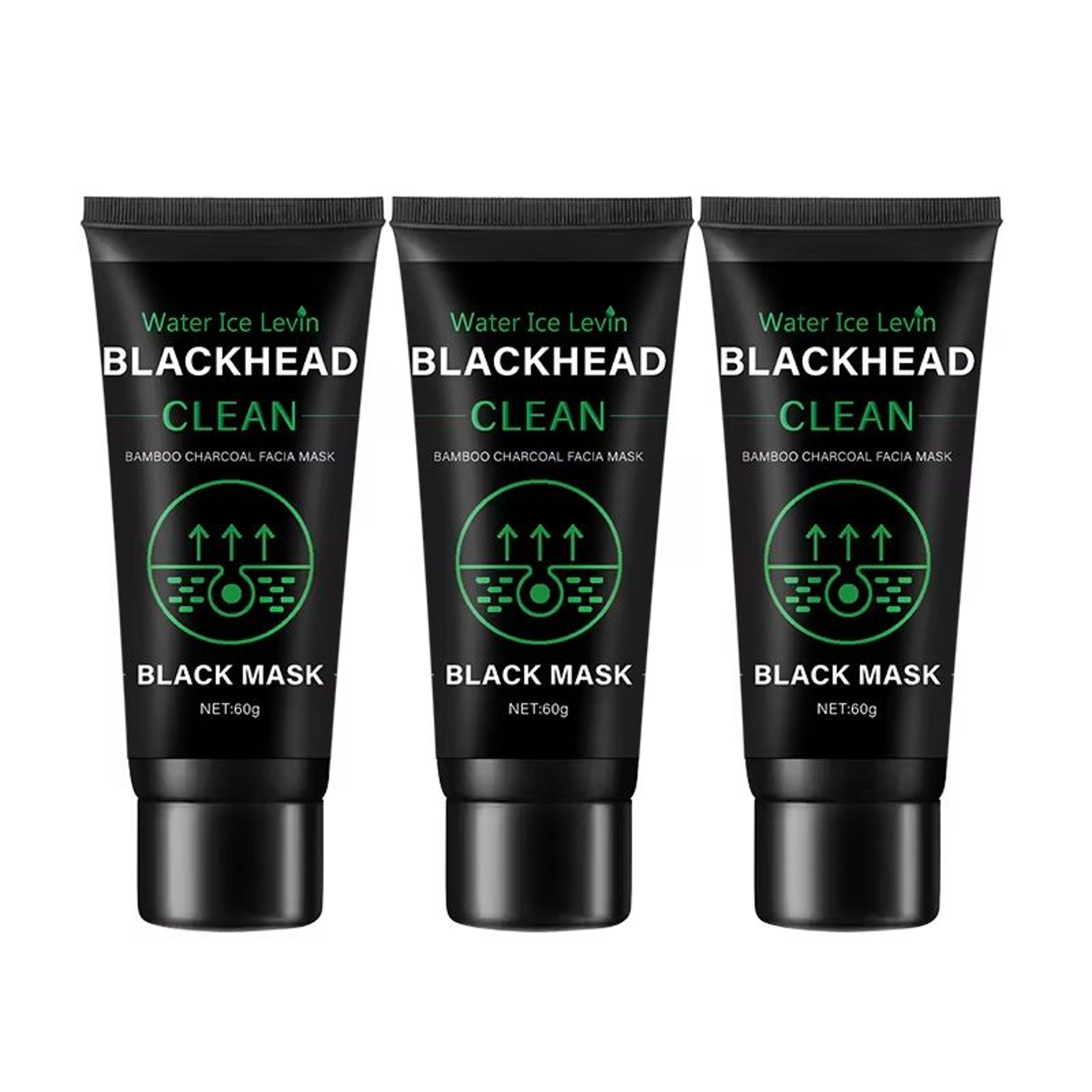 Bamboo Charcoal Deep Cleansing Face Mask  Blackhead Removal  Exfoliating Treatment 8