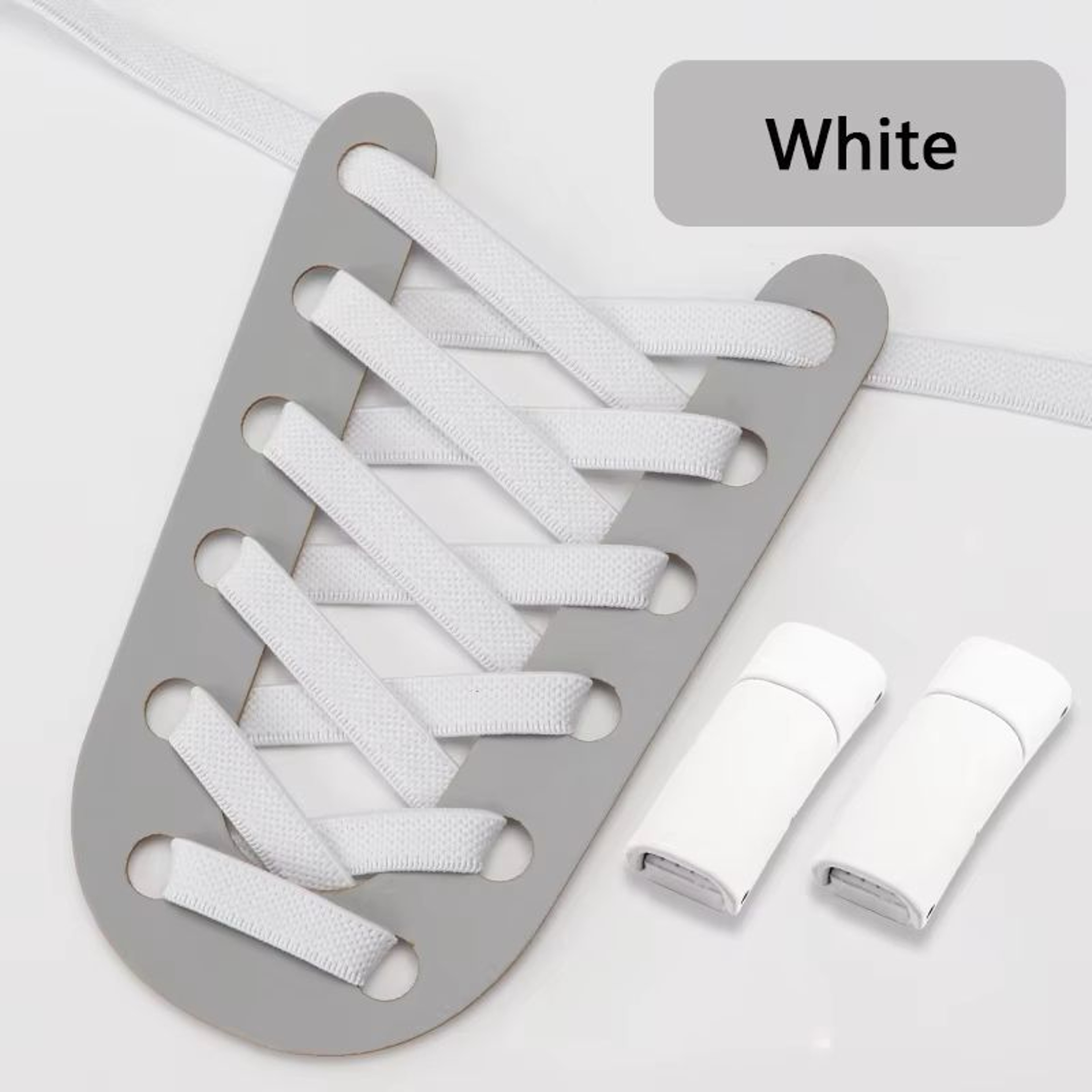 Magnetic NoTie Flat Elastic Shoelaces With Clip  Stretch Sneaker Laces For Men Women And Kids 27