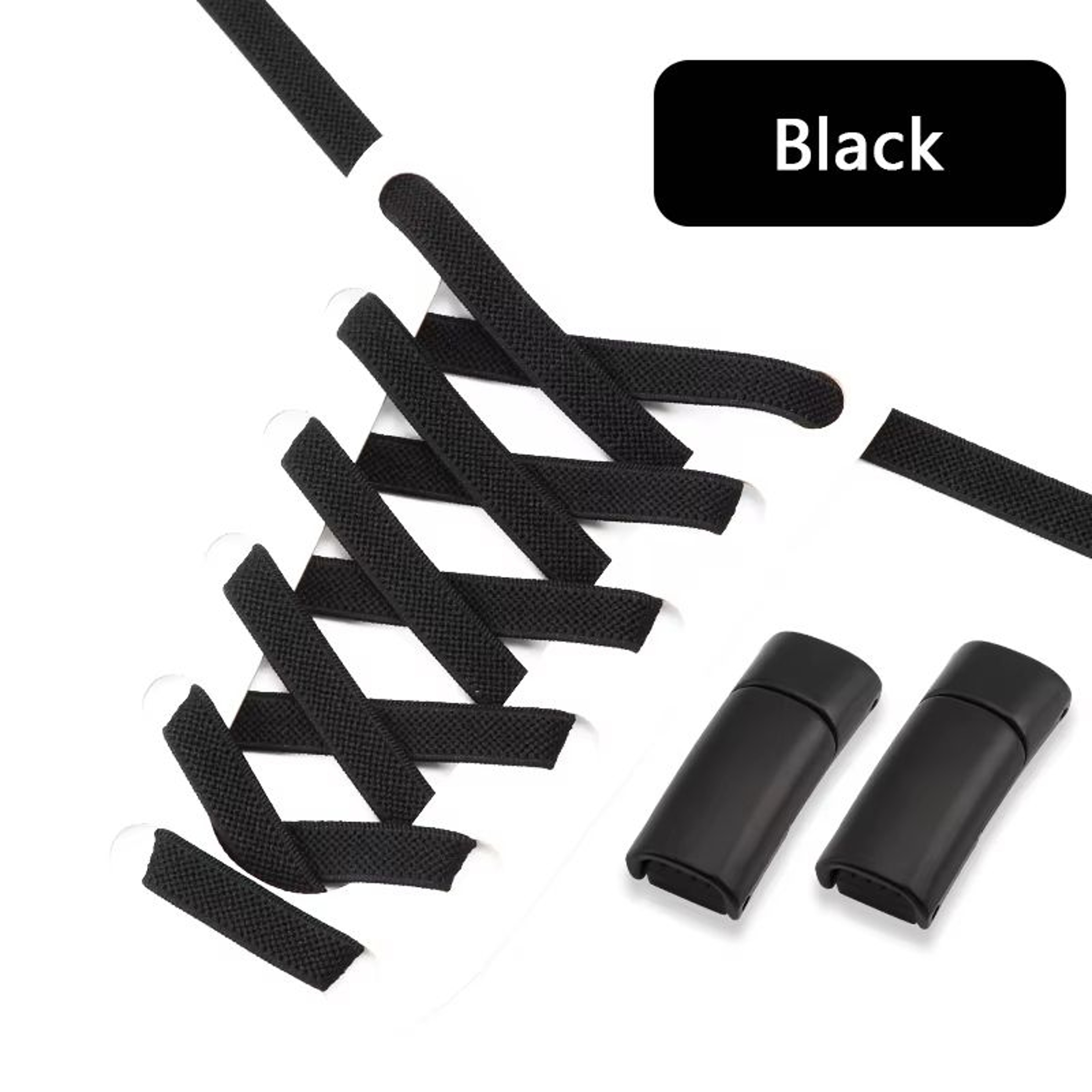 Magnetic NoTie Flat Elastic Shoelaces With Clip  Stretch Sneaker Laces For Men Women And Kids 28