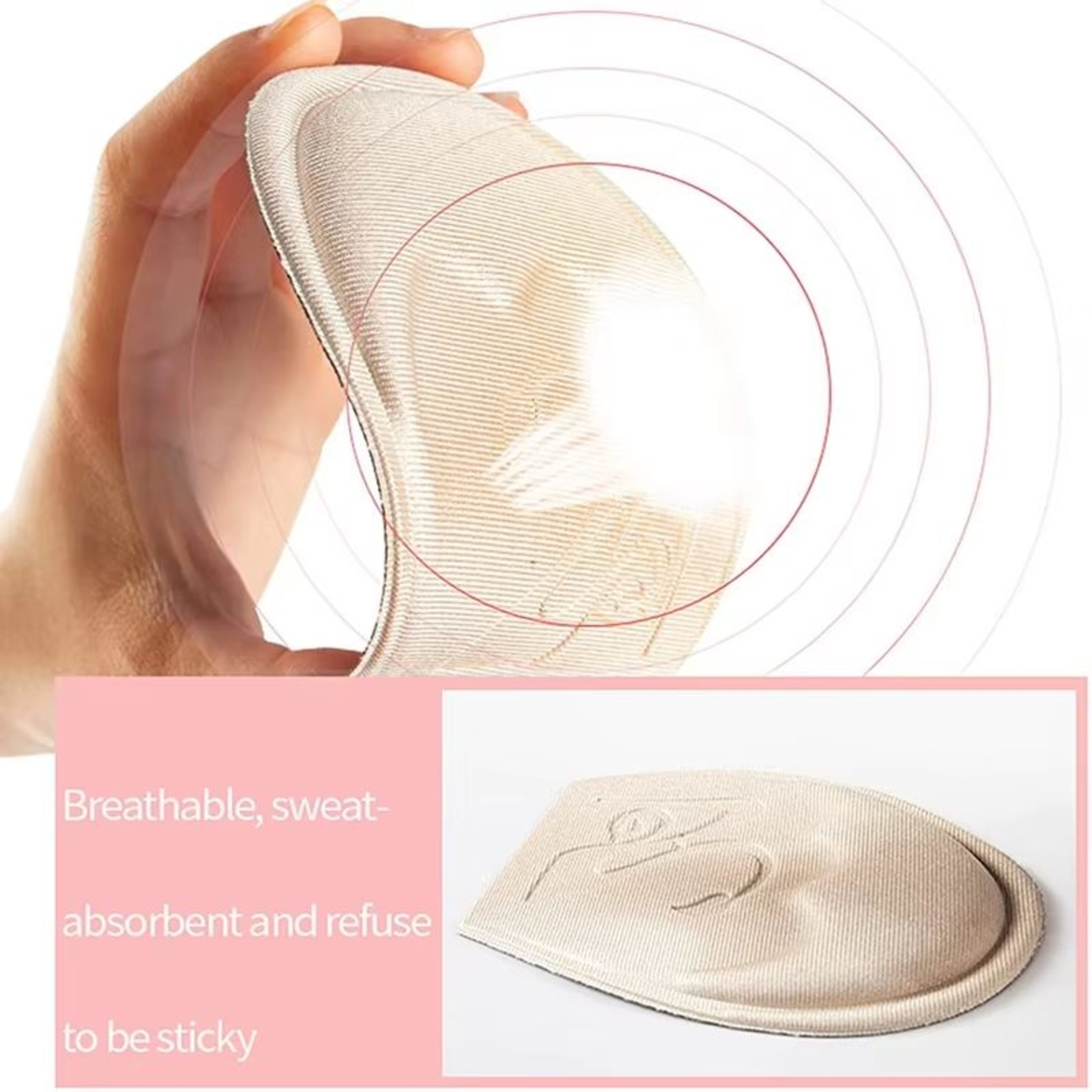 Forefoot Pad NonSlip Cushion Inserts For Pain Relief And Shoe Fit Adjustment 5