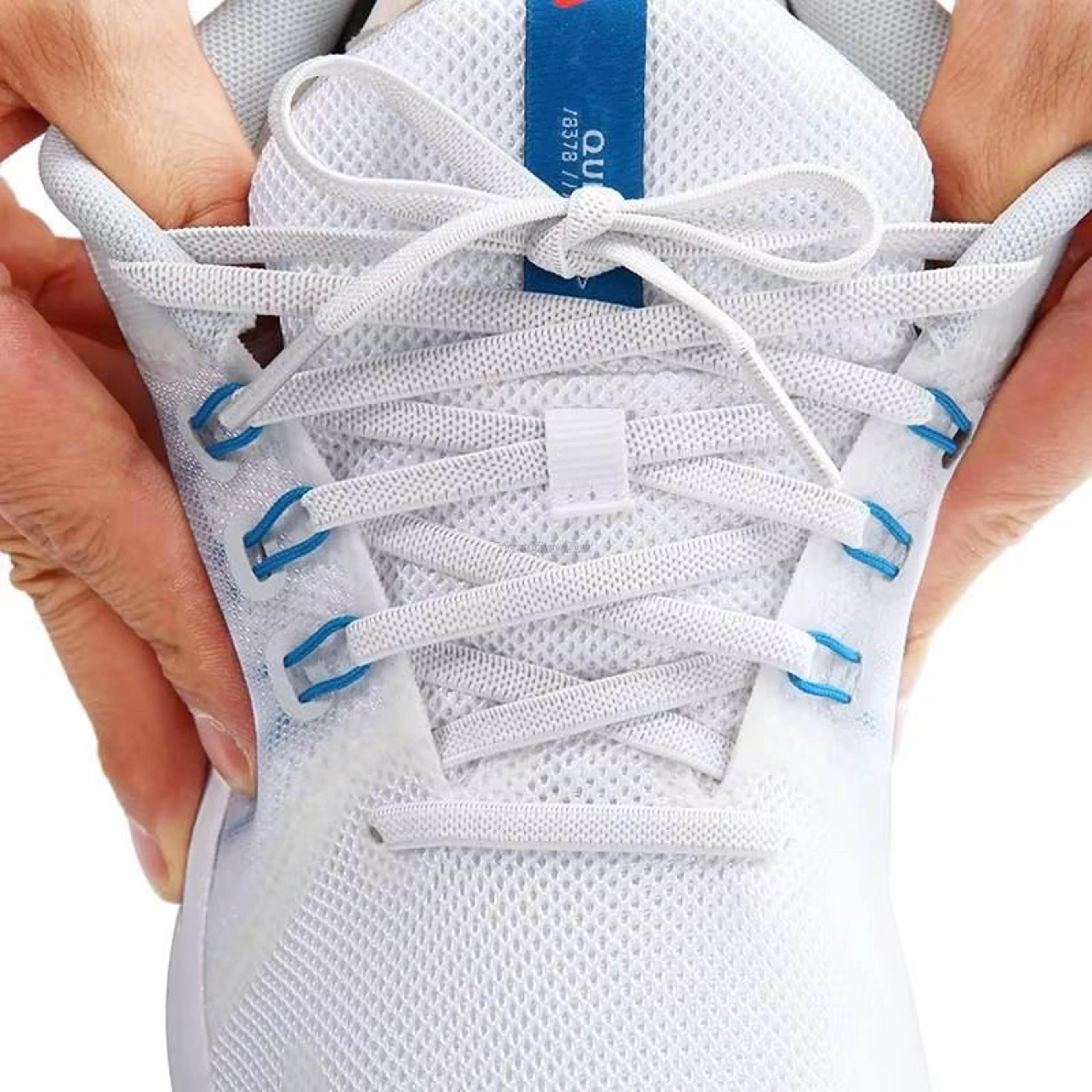 Classic Elastic Flat Shoelaces 028in For Sneakers  Kids And Adults 8