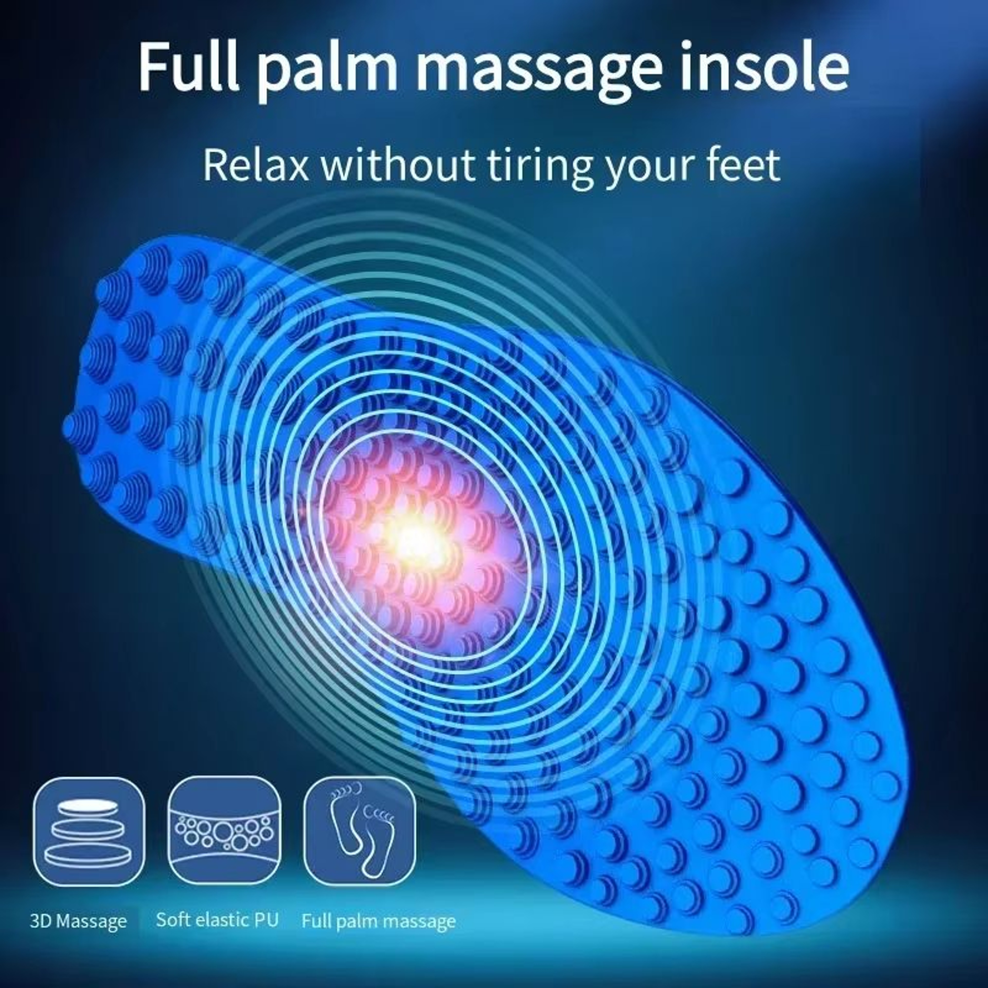 Comfort Foot Massage Pressure Insoles For Everyday Relief 5