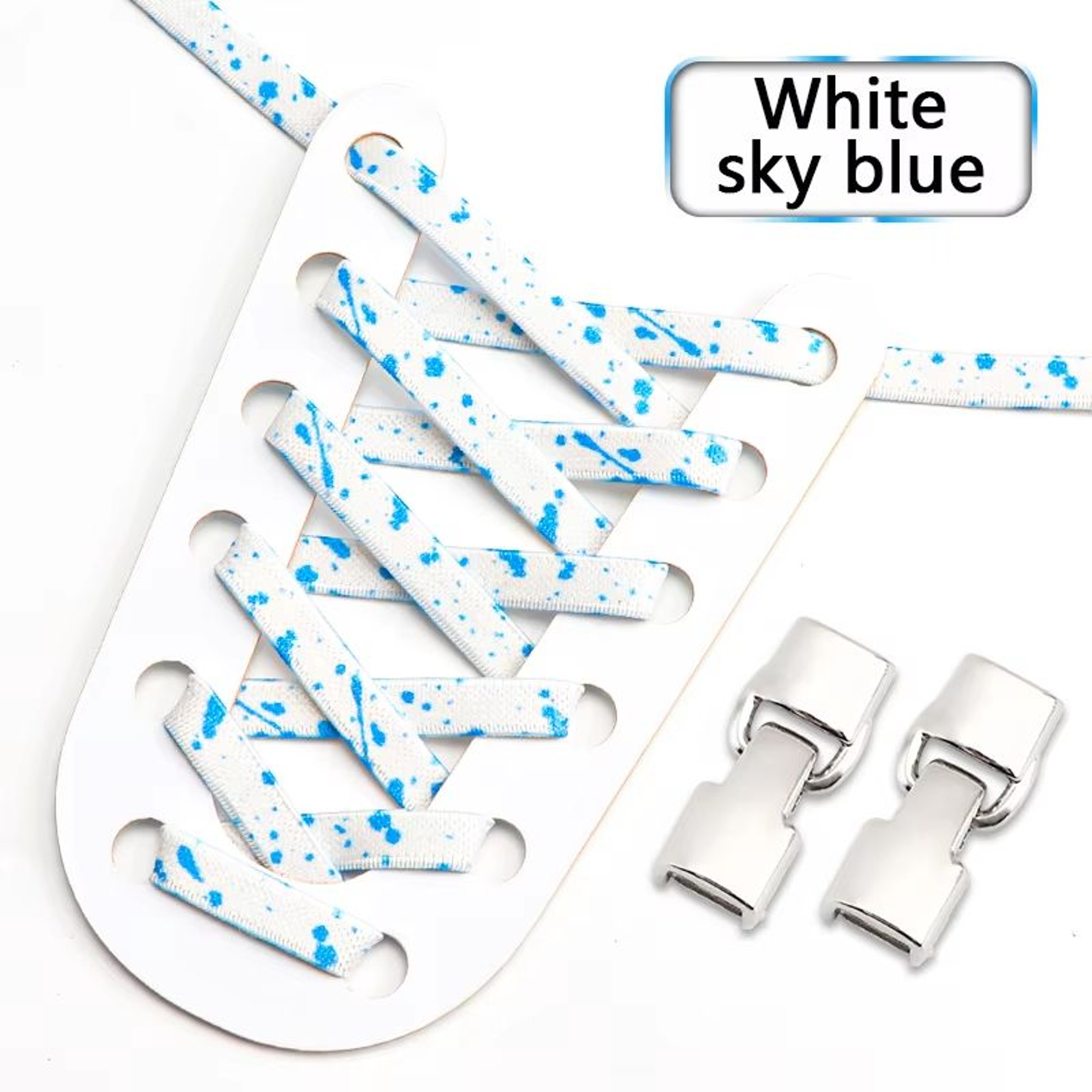 Effortless NoTie Elastic Shoelaces For All Ages Sneakers 14