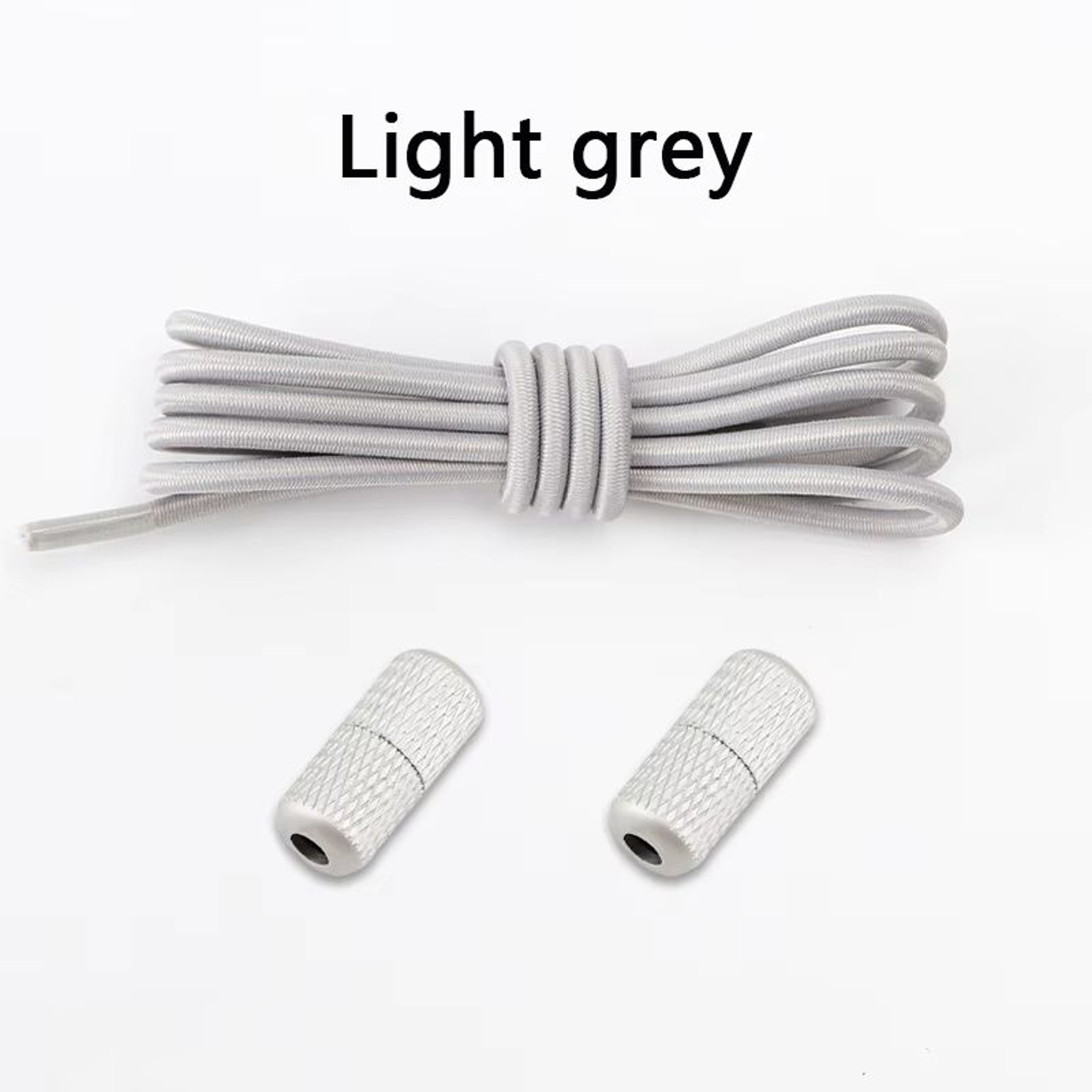 Round NoTie Elastic Shoelaces With Metal Lock For Sneakers 5