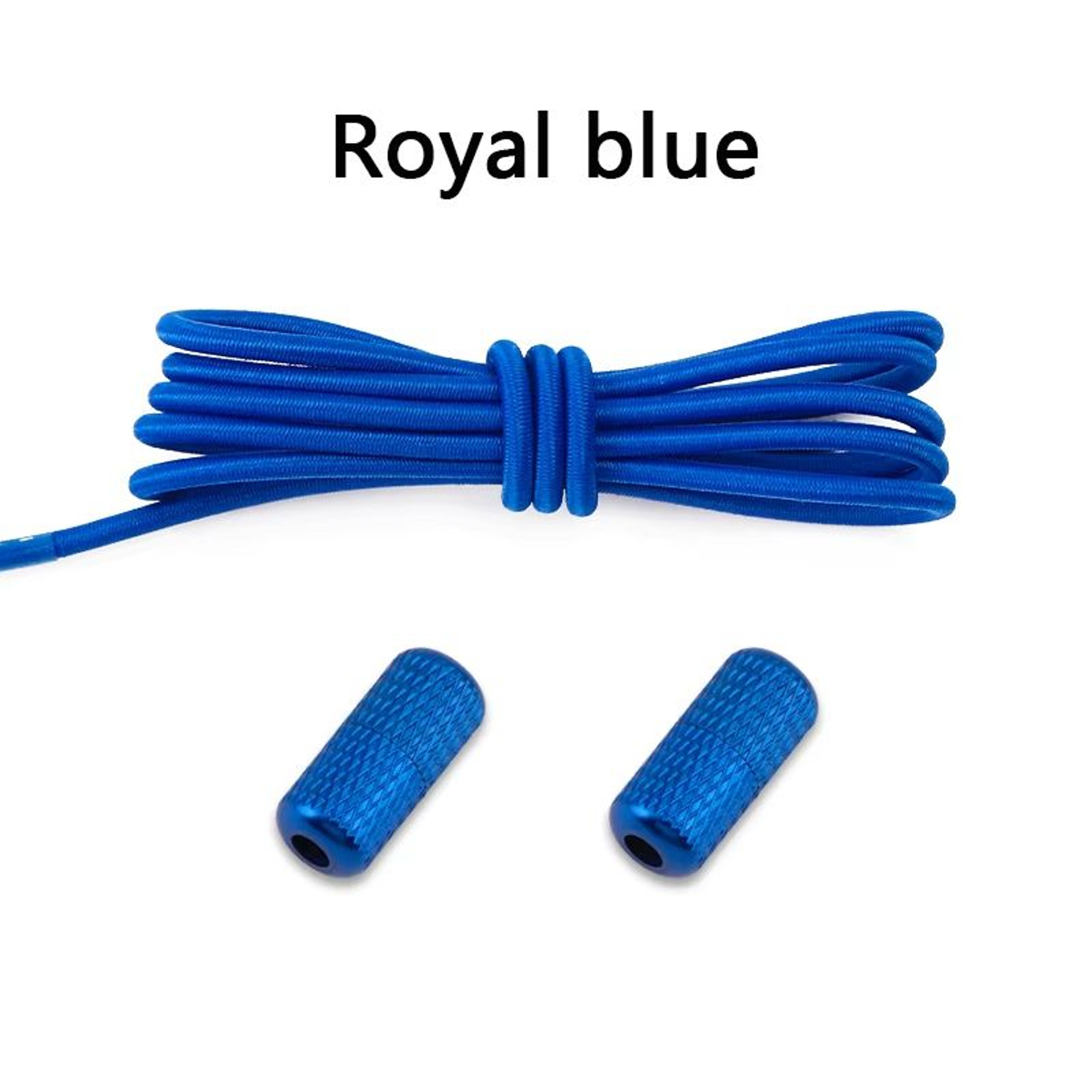 Round NoTie Elastic Shoelaces With Metal Lock For Sneakers 7