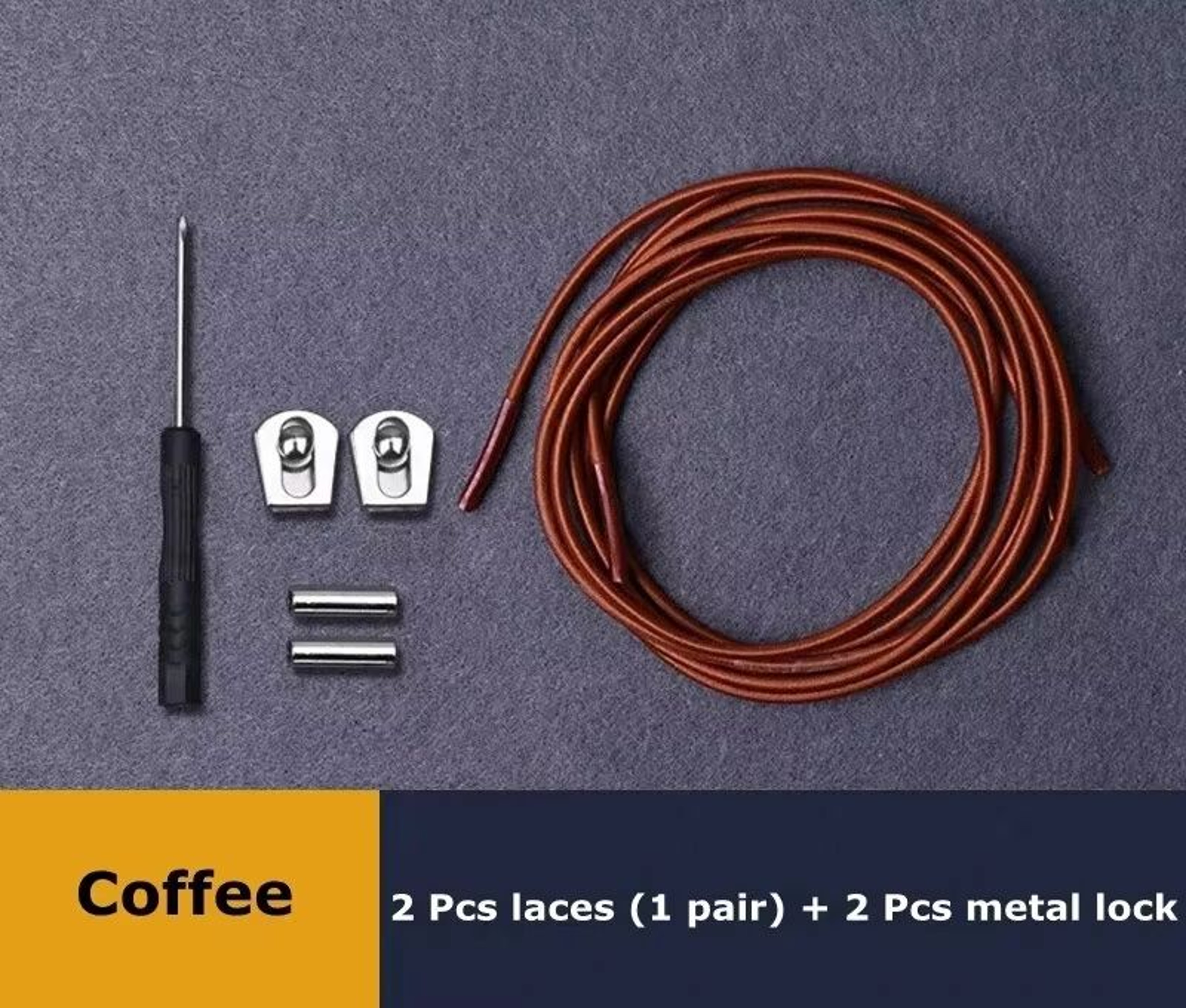 Reflective Elastic NoTie Shoelaces With Metal Sliding Lock 8