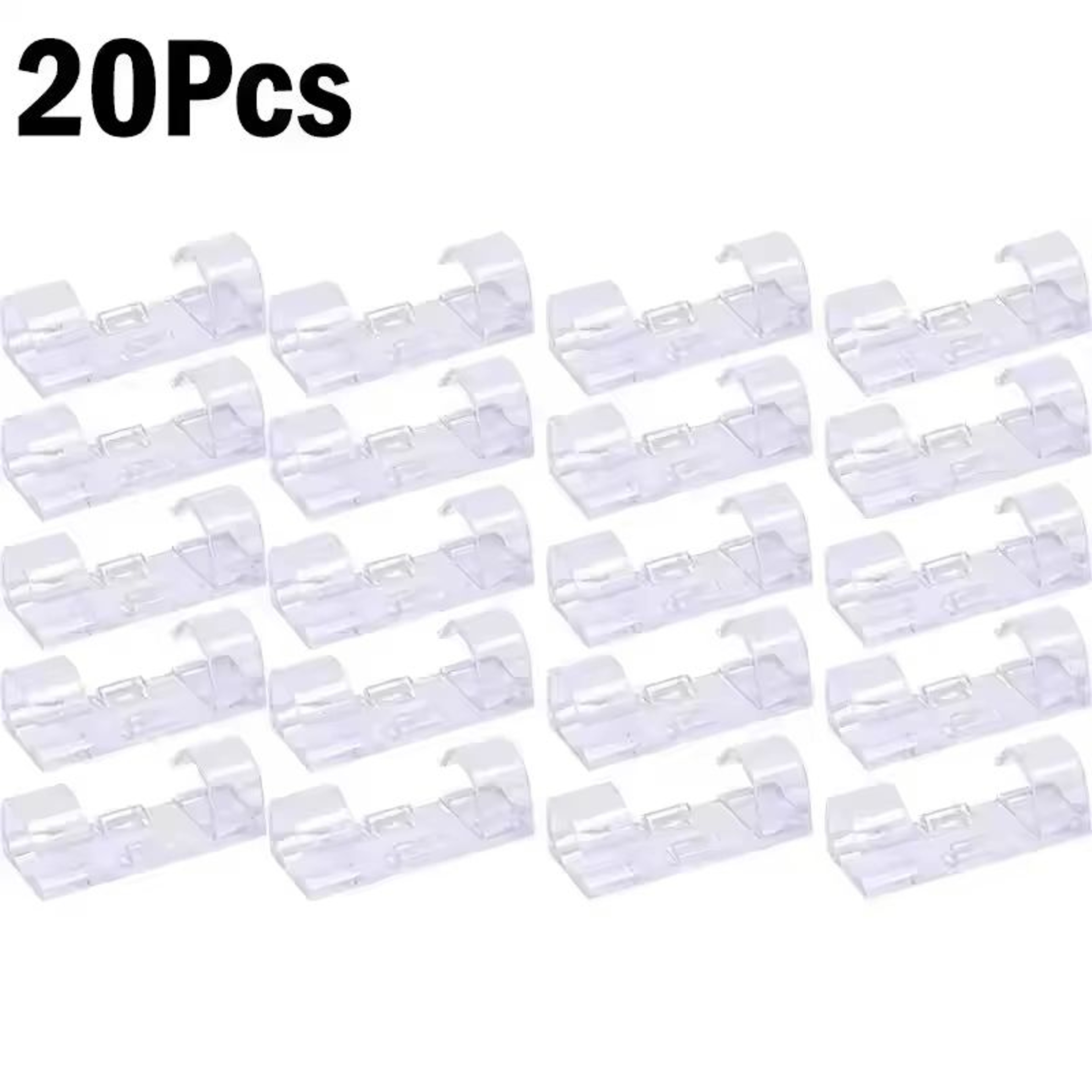 SelfAdhesive Cable Organizer Clips For Desktop And Home Cord Management 11