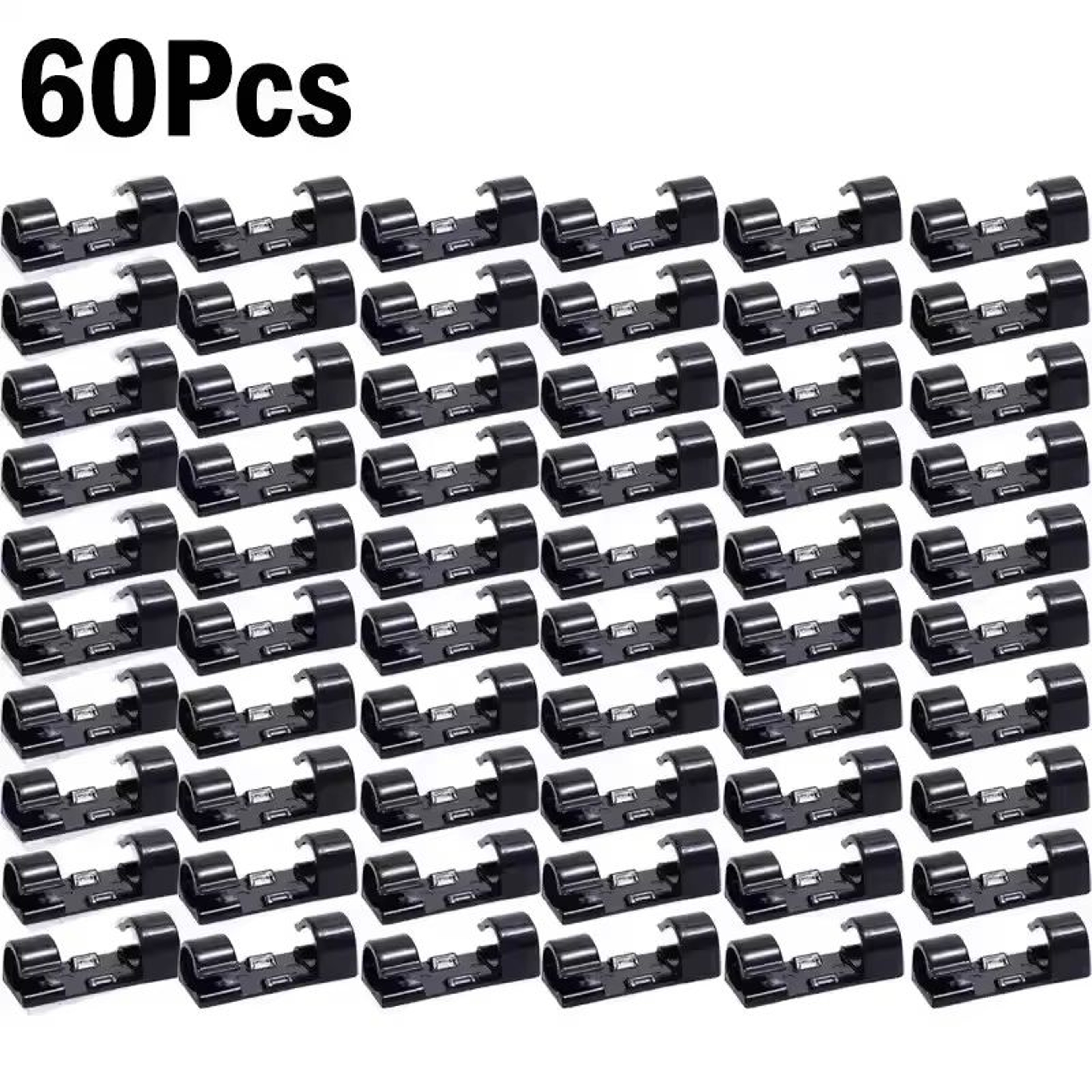 SelfAdhesive Cable Organizer Clips For Desktop And Home Cord Management 15