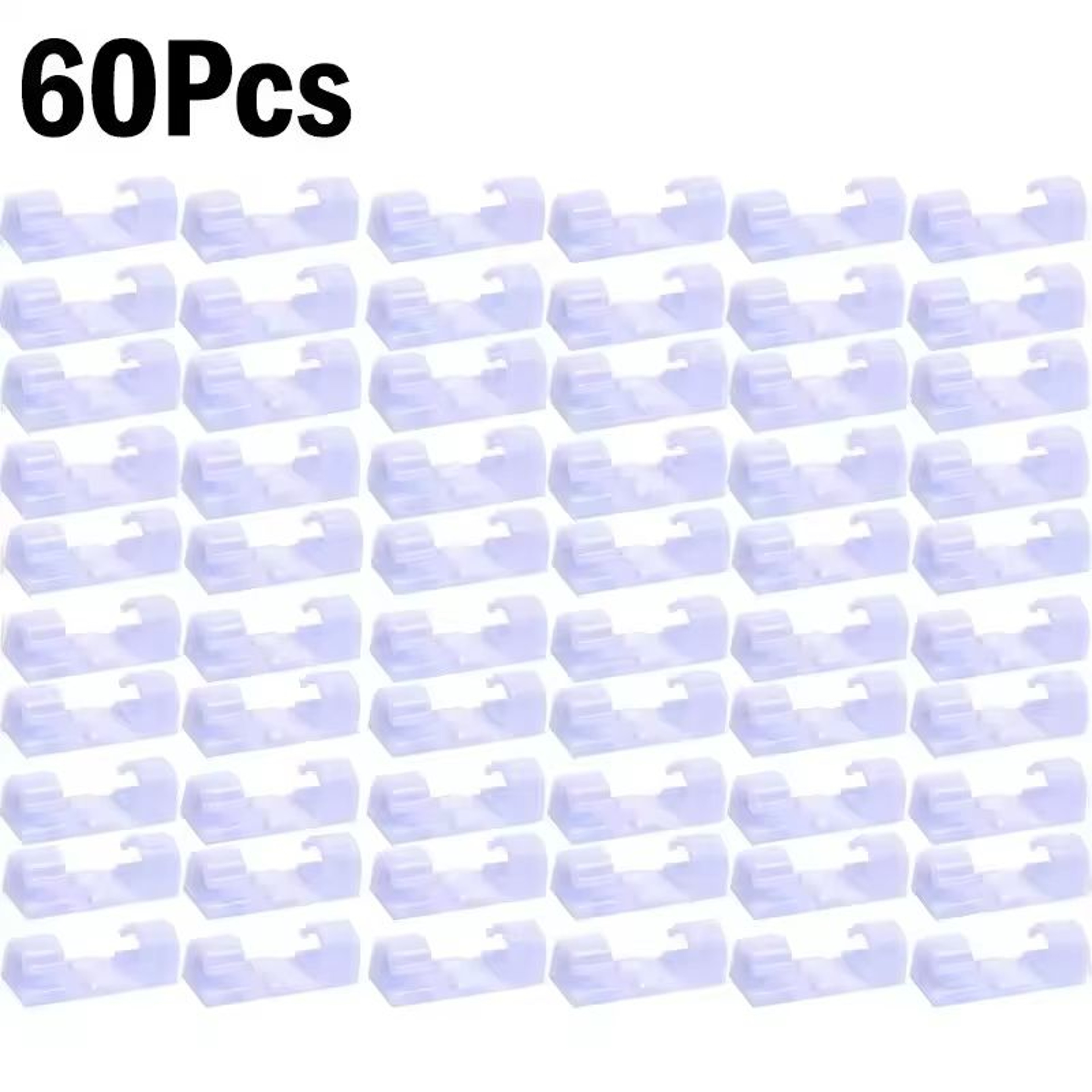 SelfAdhesive Cable Organizer Clips For Desktop And Home Cord Management 16