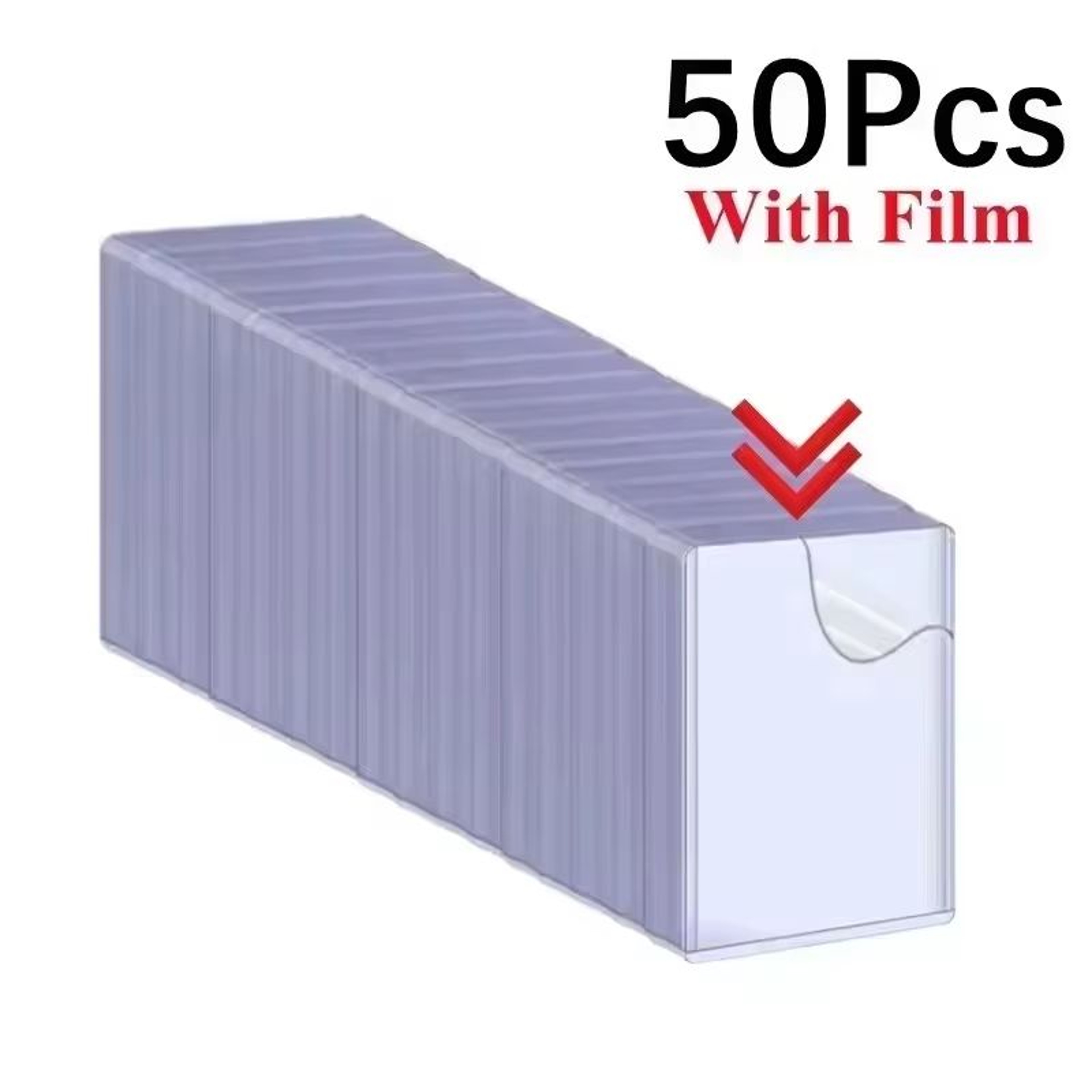 Transparent Korean KPop Card Sleeves With Protective Film 35 PT 13