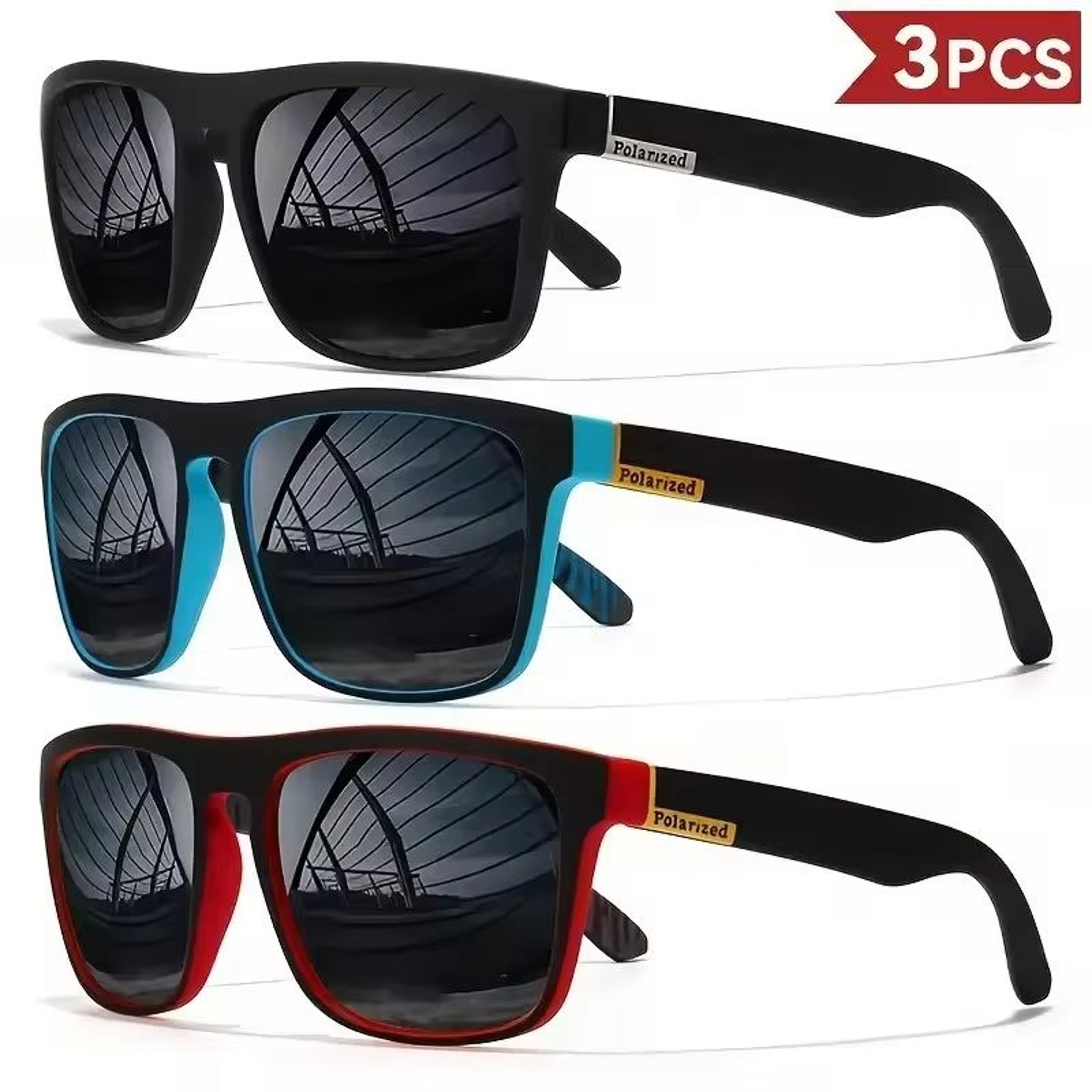 Cool Polarized Square Sunglasses For Men And Women  Outdoor Fashion Eyewear 6