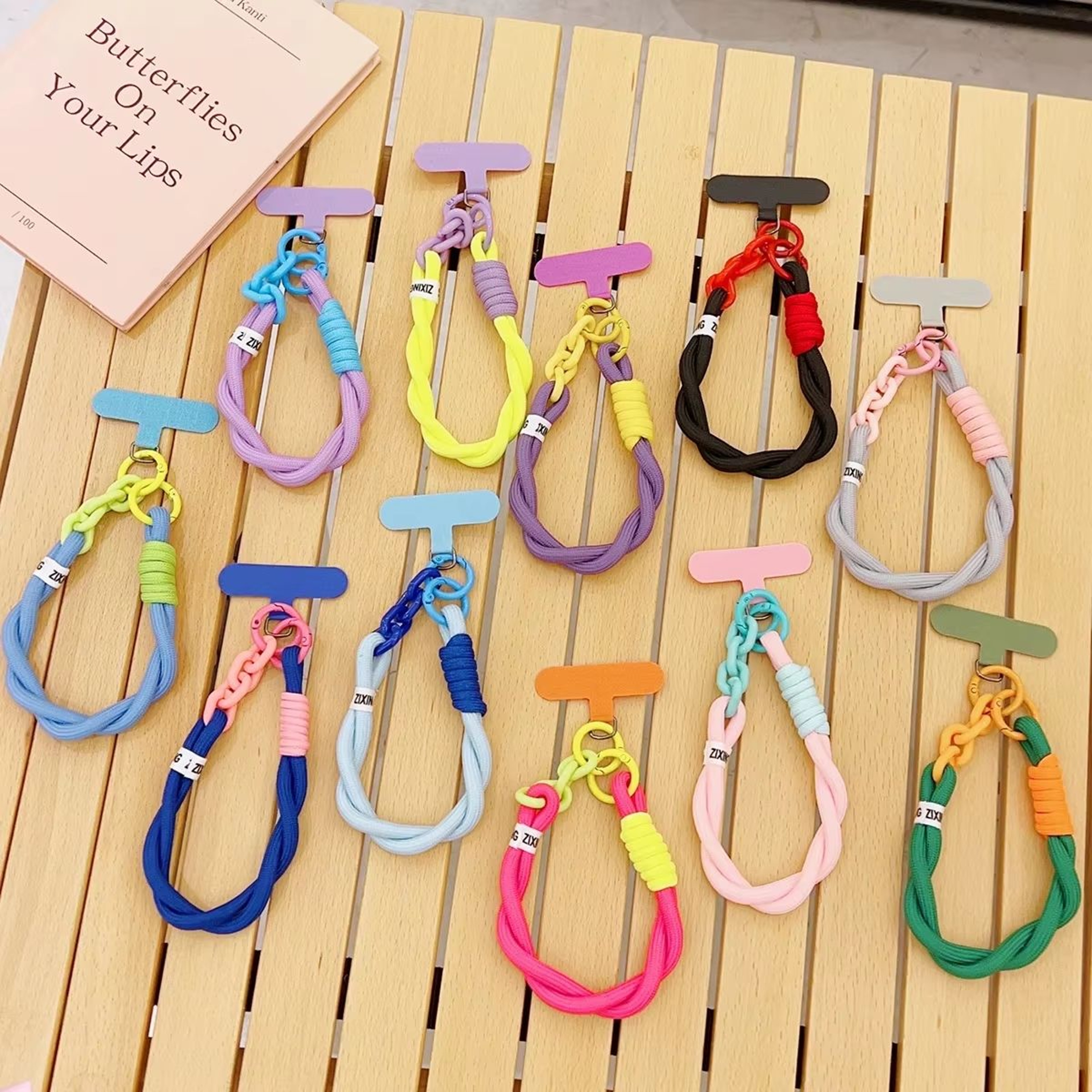 Handwoven Adjustable Universal Mobile Phone Lanyard Wrist Strap  Outdoor AntiDrop Safety Rope 0