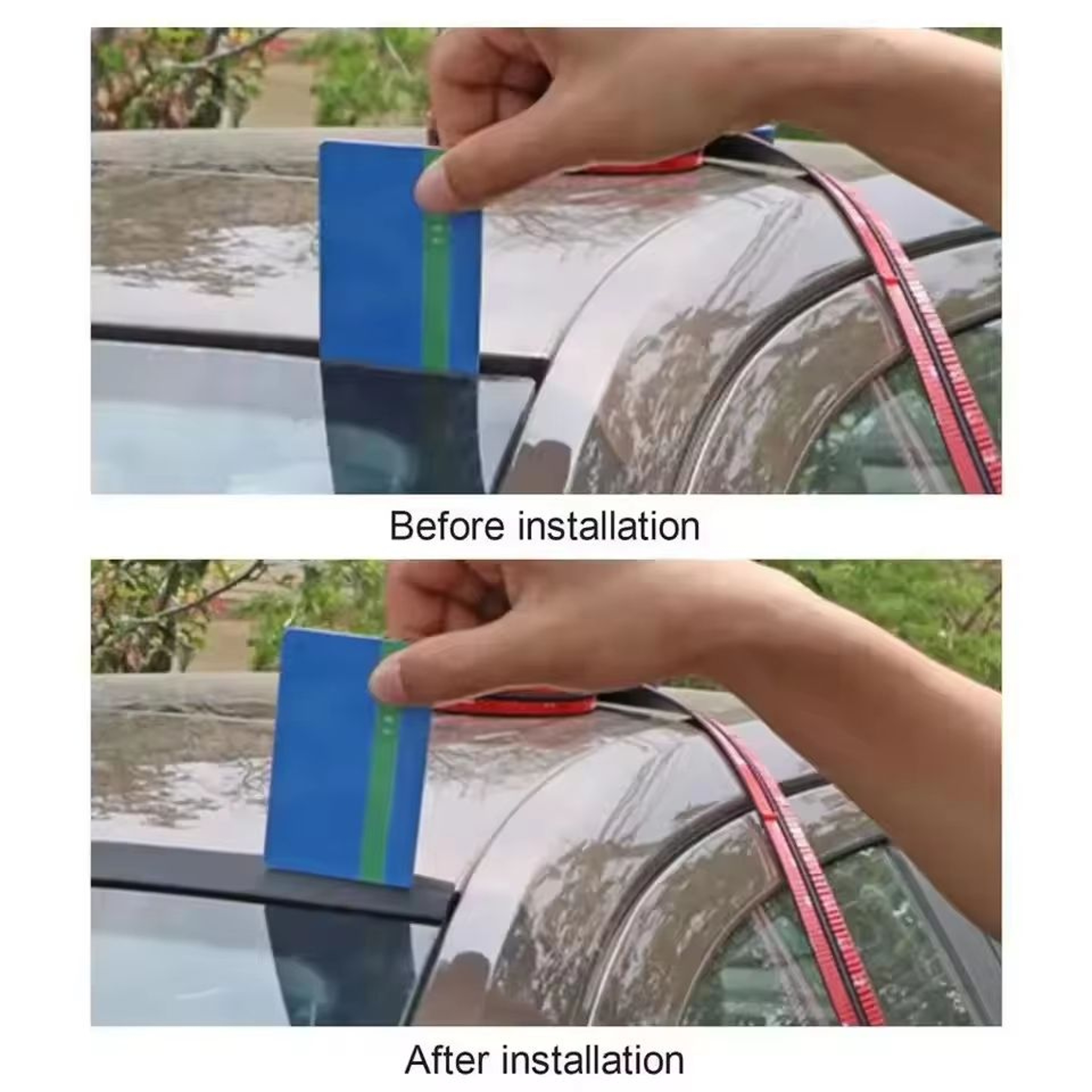 Car Rubber Edge Sealing Strips Weatherproof Sealant Protector For Roof Windshield And Windows 3