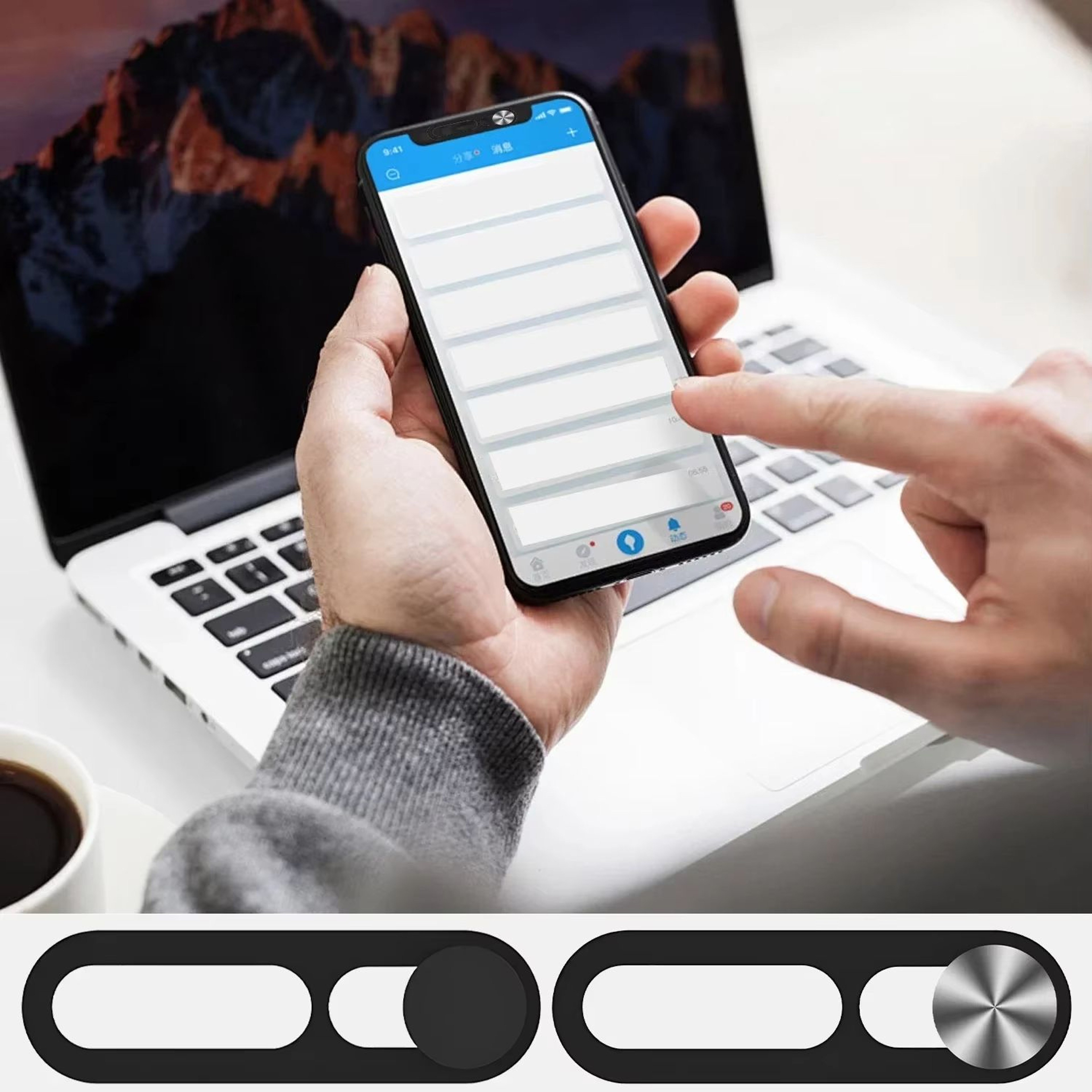 UltraThin Slide Webcam Cover Protector For IPhone 16 Pro Max 16 15 14 Pro And Pro Max 2