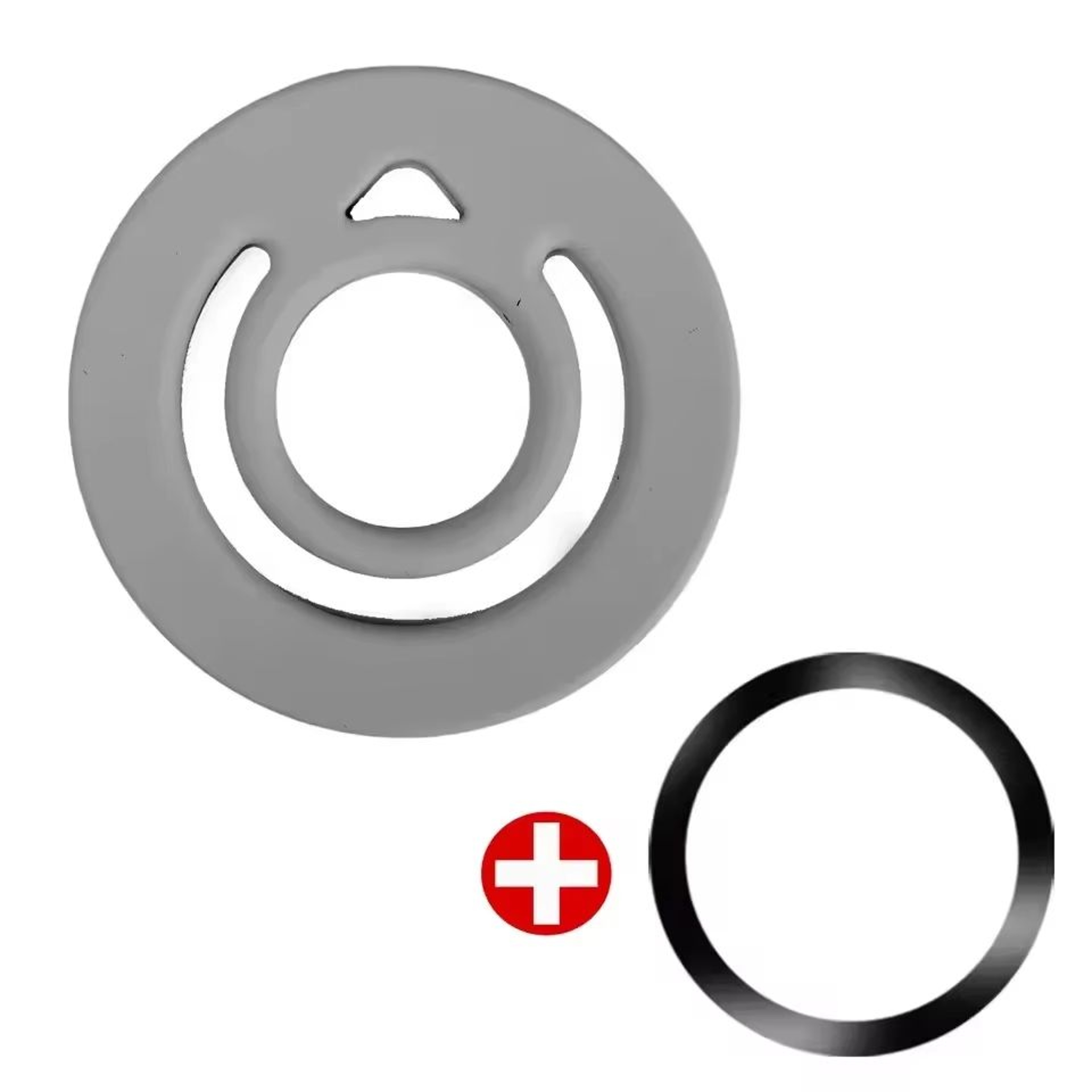 Portable Silicone Magnetic Phone Back Mount And Ring Holder For MagSafeCompatible IPhones 6