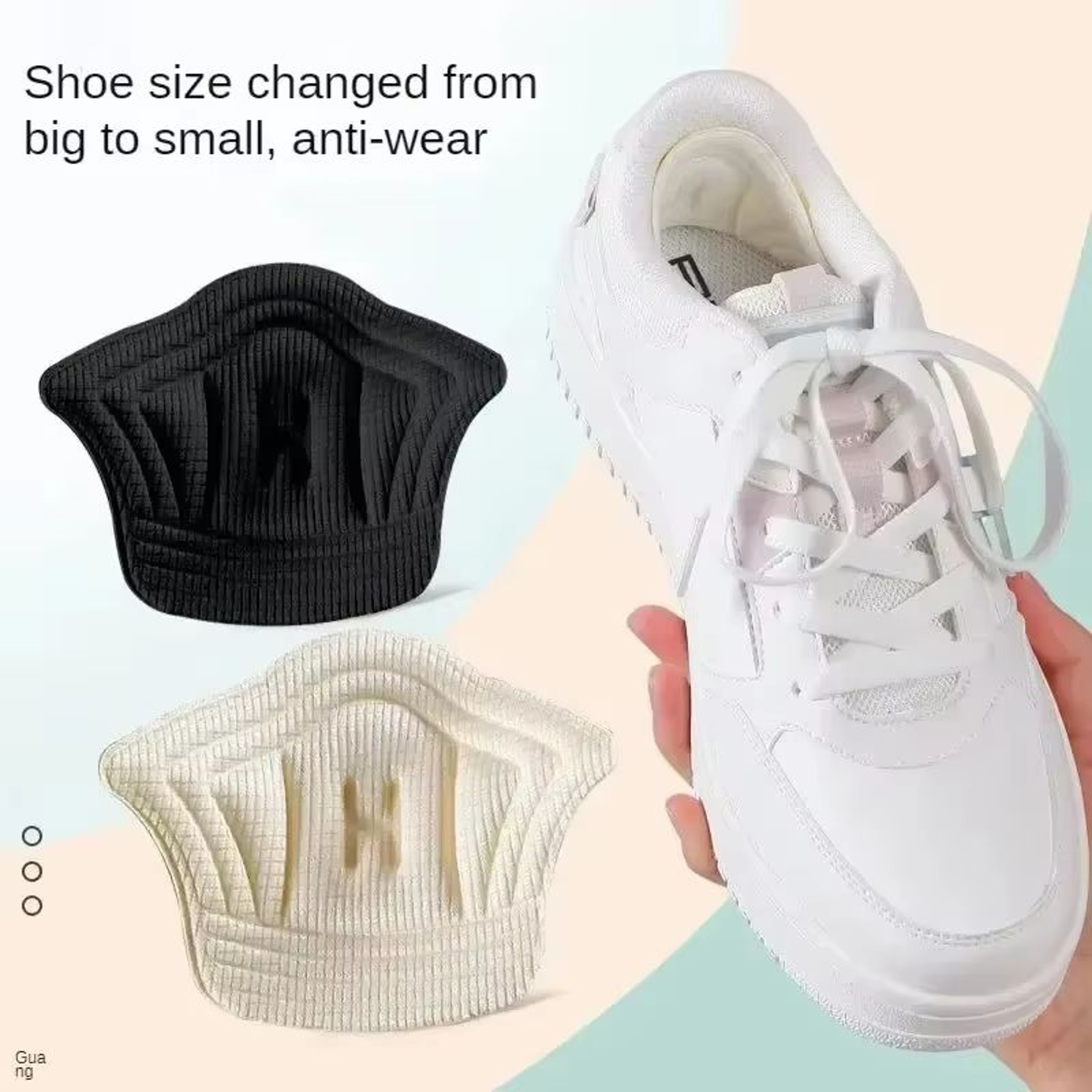 Adjustable Heel Cushion Pads 5 Pair  10 Pieces Insoles Patch For Sport Shoes 0