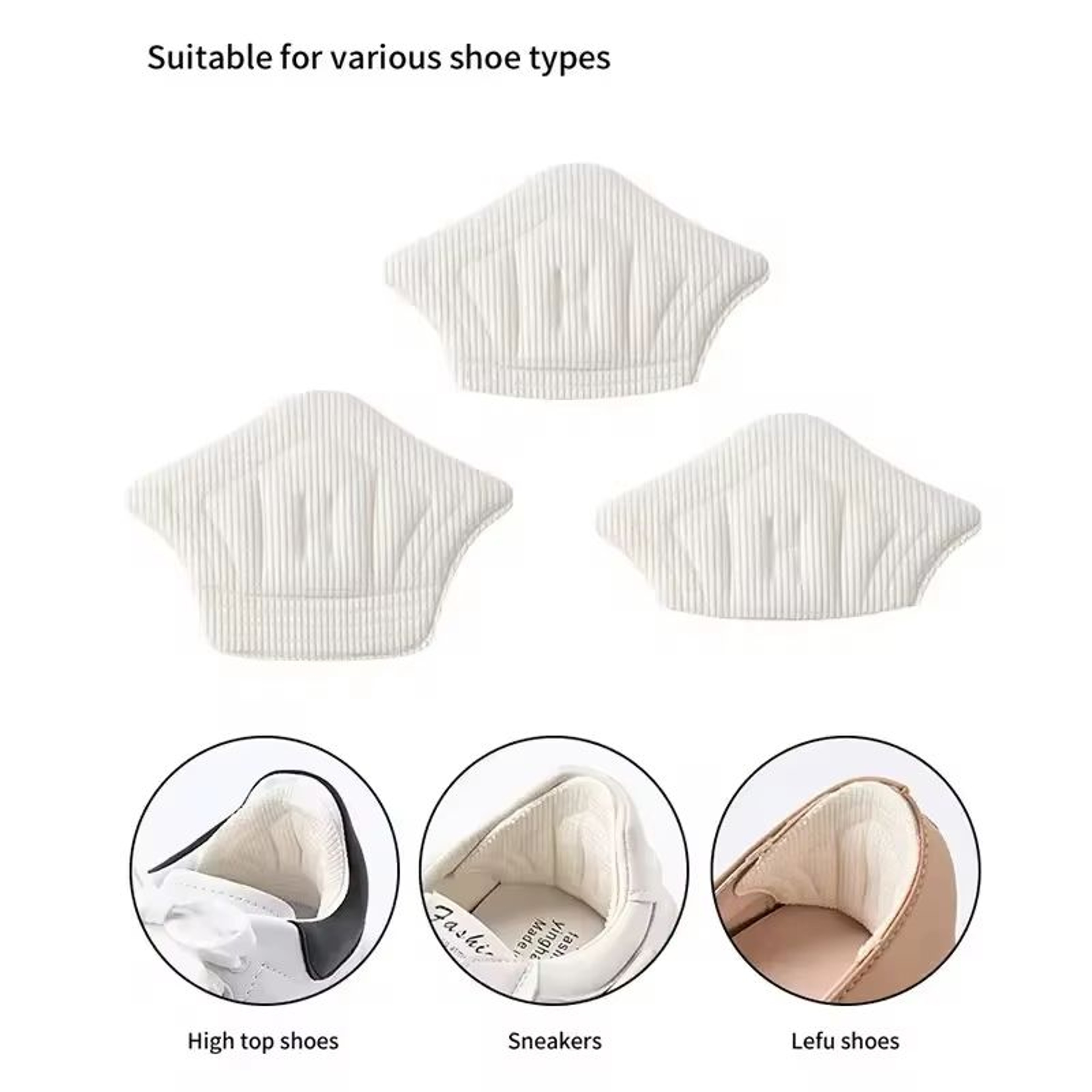 Adjustable Heel Cushion Pads 5 Pair  10 Pieces Insoles Patch For Sport Shoes 2