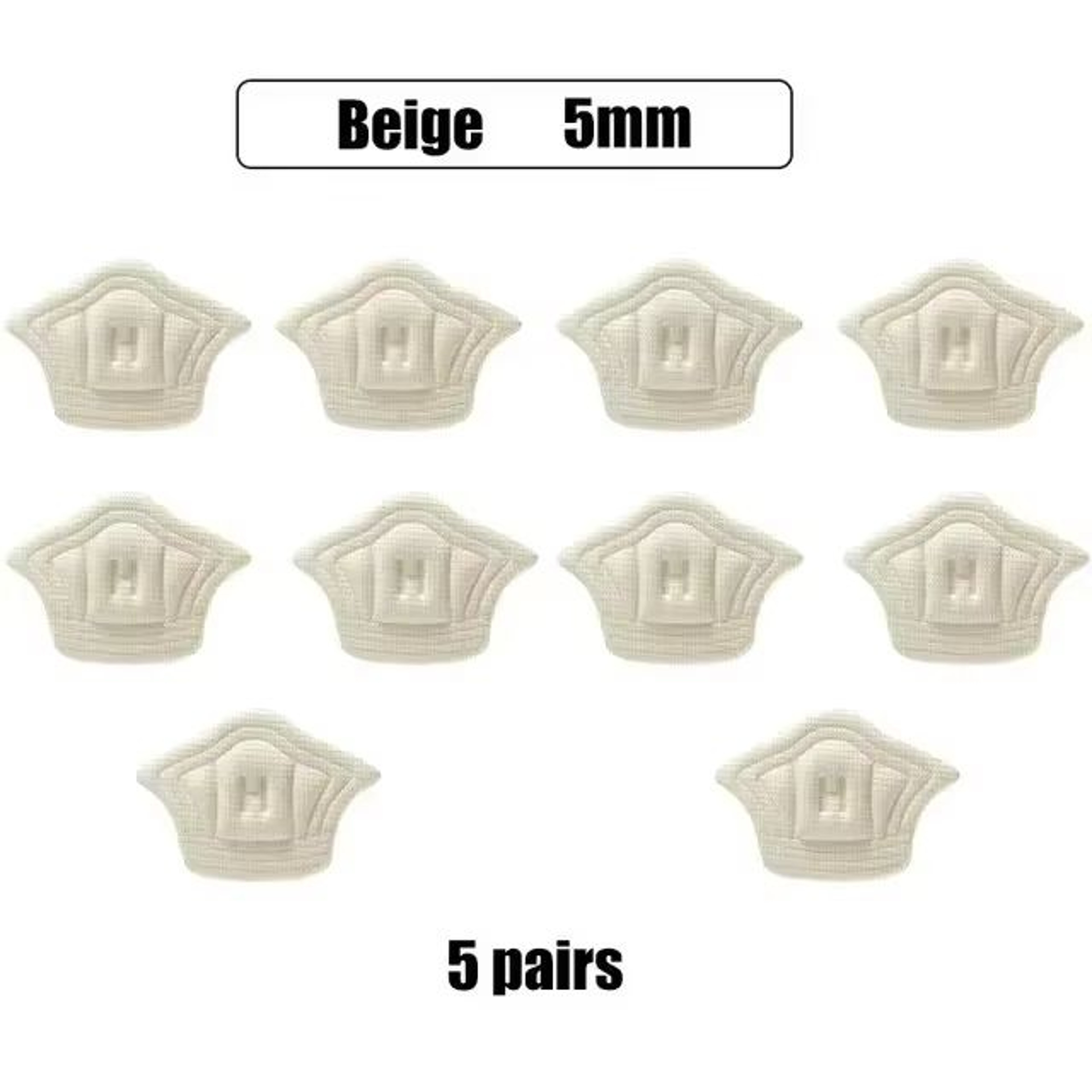 Adjustable Heel Cushion Pads 5 Pair  10 Pieces Insoles Patch For Sport Shoes 16