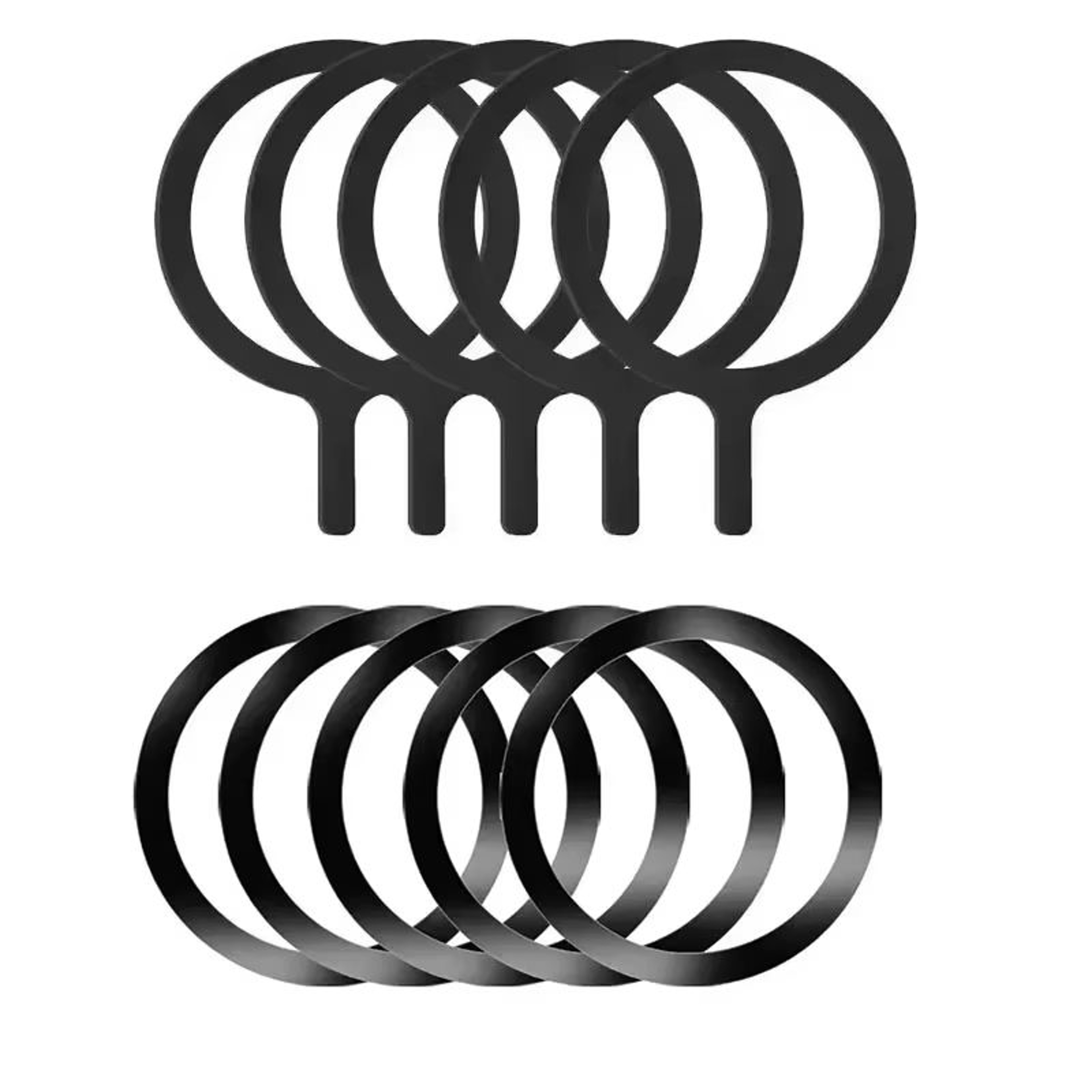 Thin Magnetic Metal Plate Ring For MagSafe  Universal Wireless Charging 6
