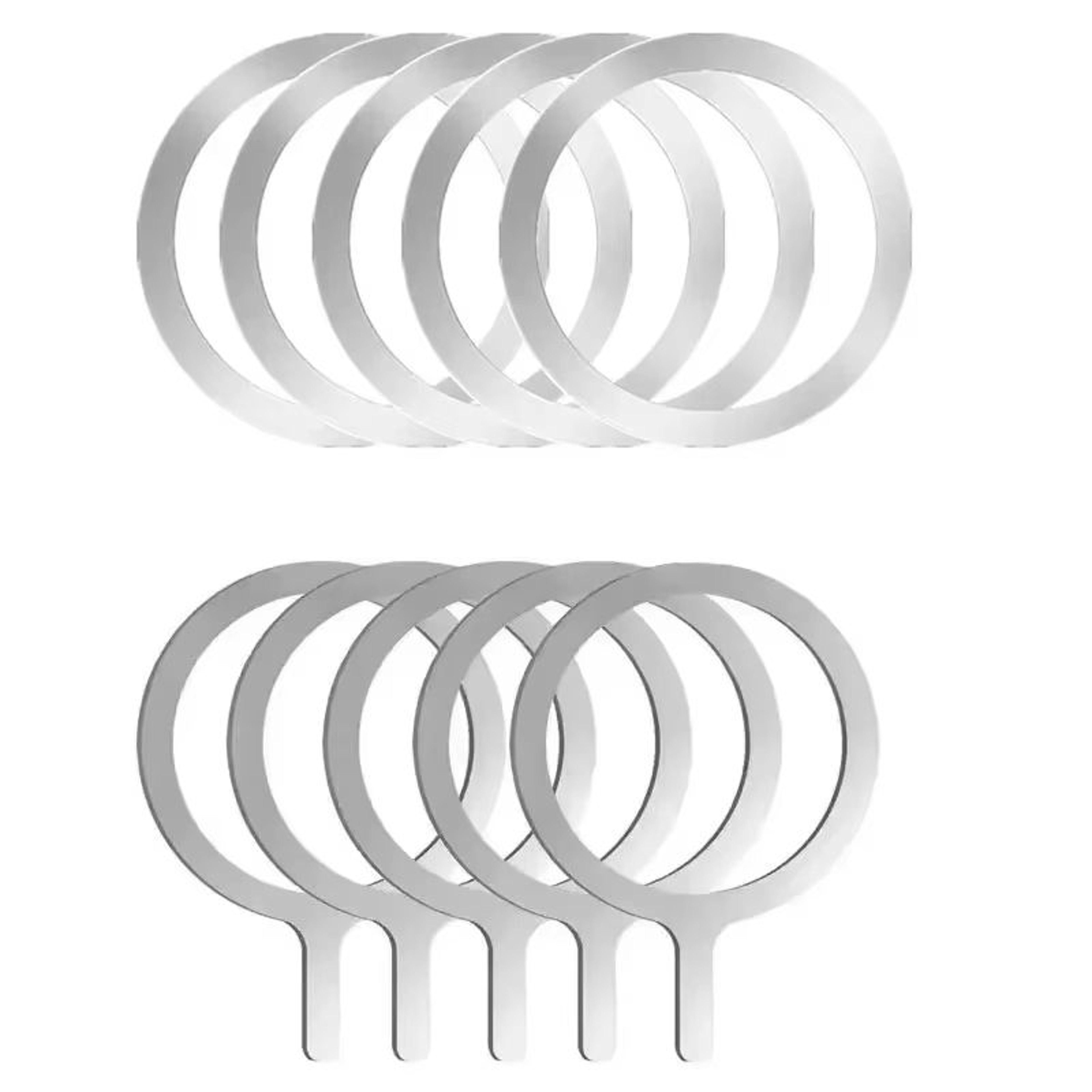 Thin Magnetic Metal Plate Ring For MagSafe  Universal Wireless Charging 23