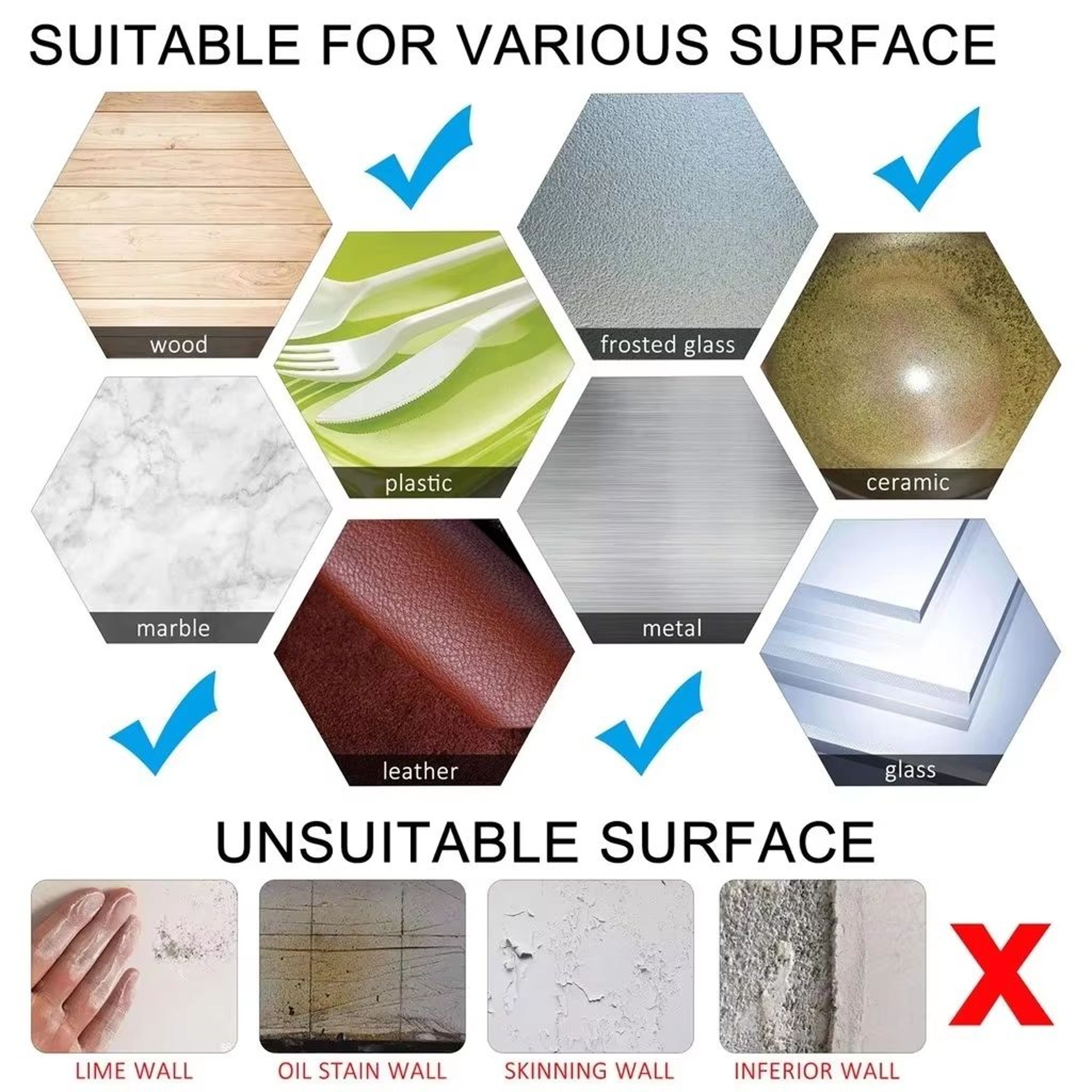 Nano Tape Traceless Double Sided Transparent Adhesive Tape 33ft  98ft  164ft 5