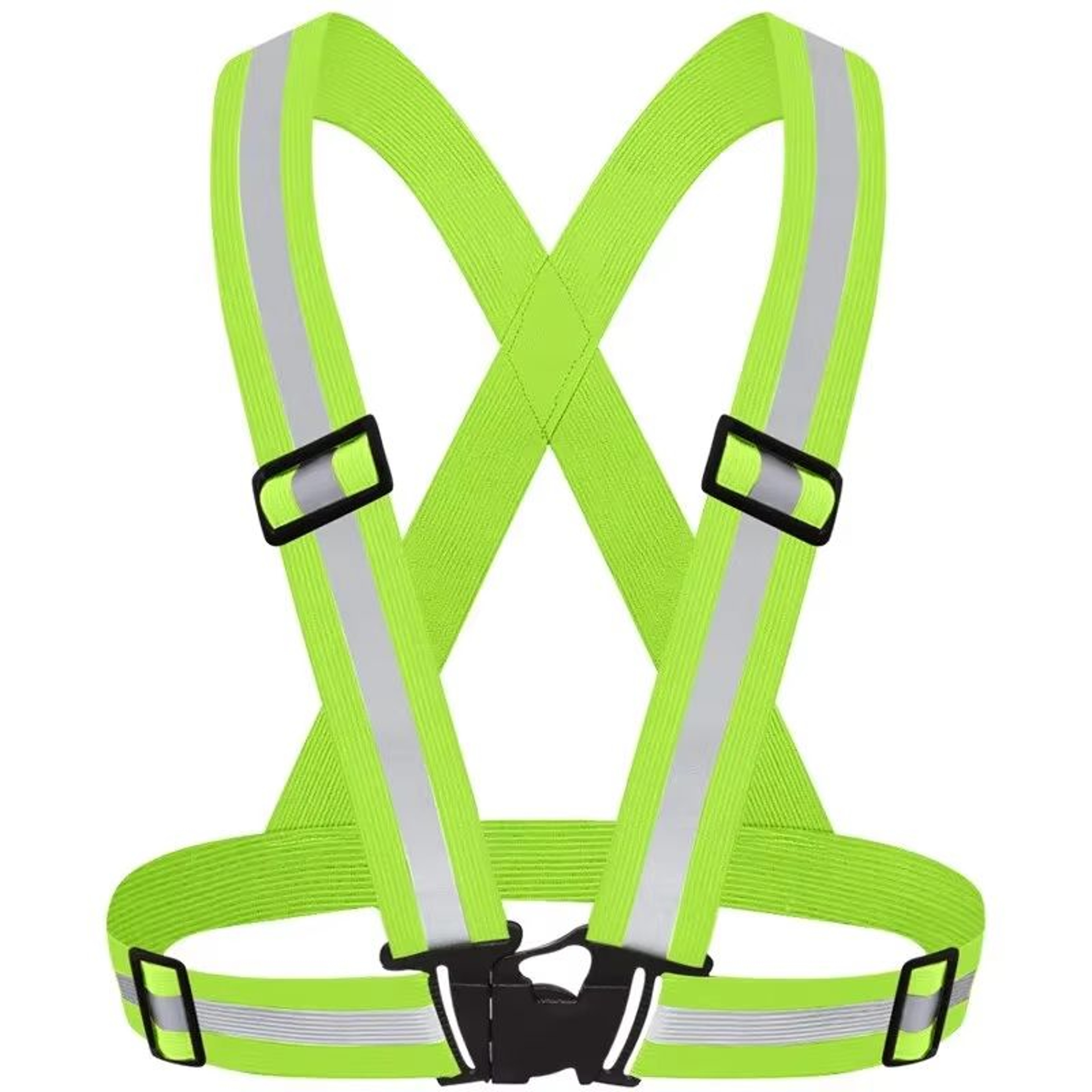 Adjustable Reflective Safety Vest  Outdoor Night Running  Cycling Visibility Gear 5