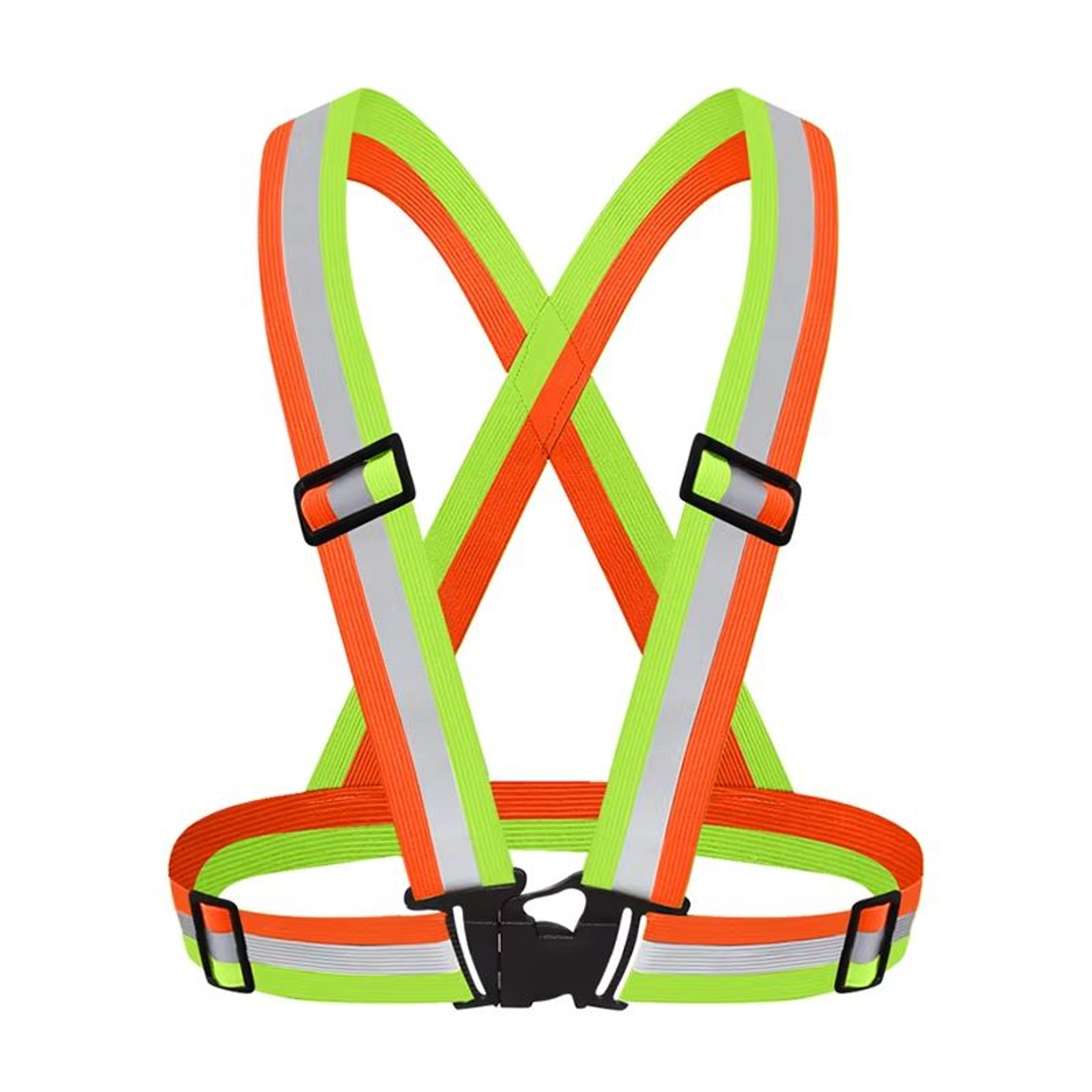 Adjustable Reflective Safety Vest  Outdoor Night Running  Cycling Visibility Gear 10