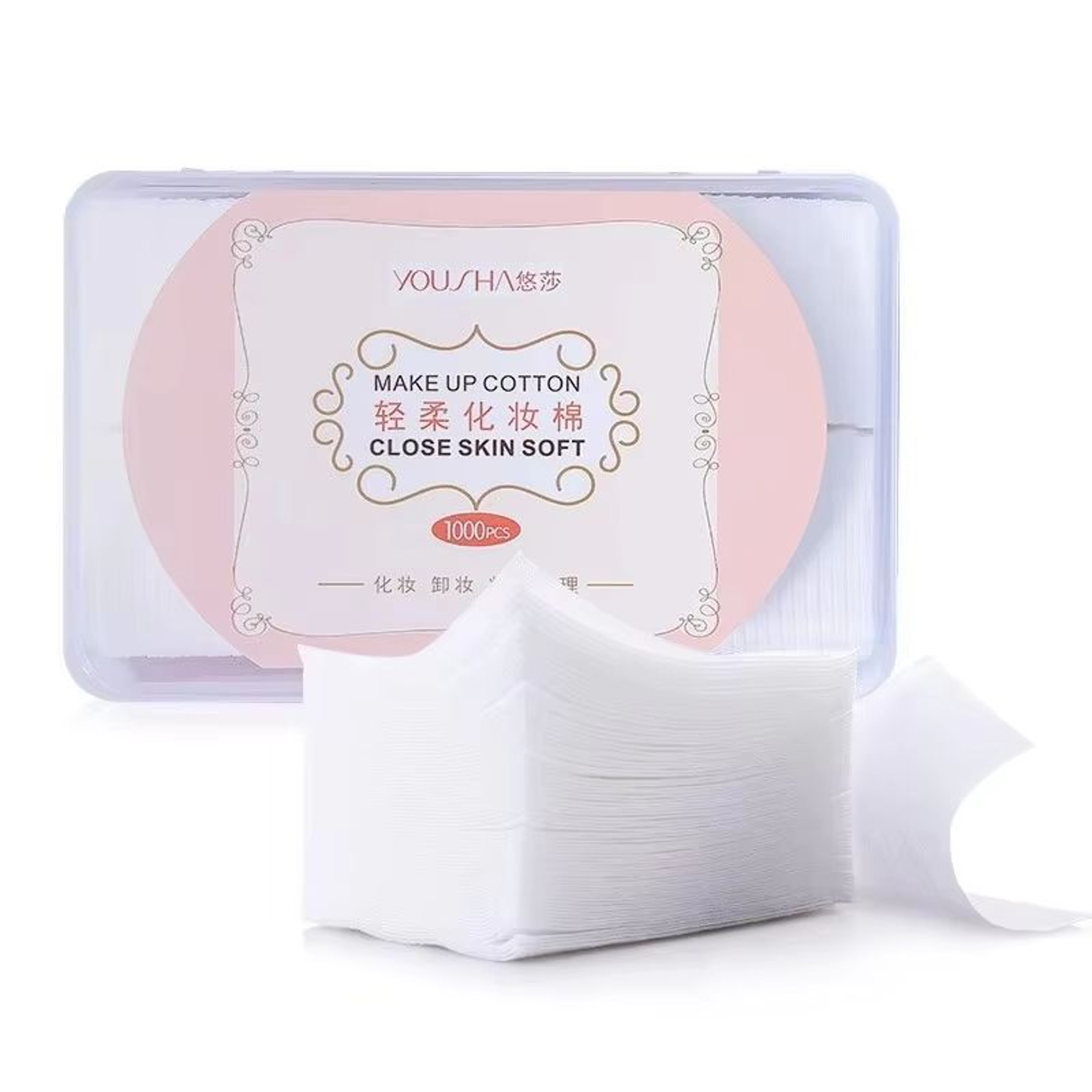 Premium 1000PCS Disposable Cotton Pads Set  Soft Makeup Remover  Facial Cleansing Wipes 7