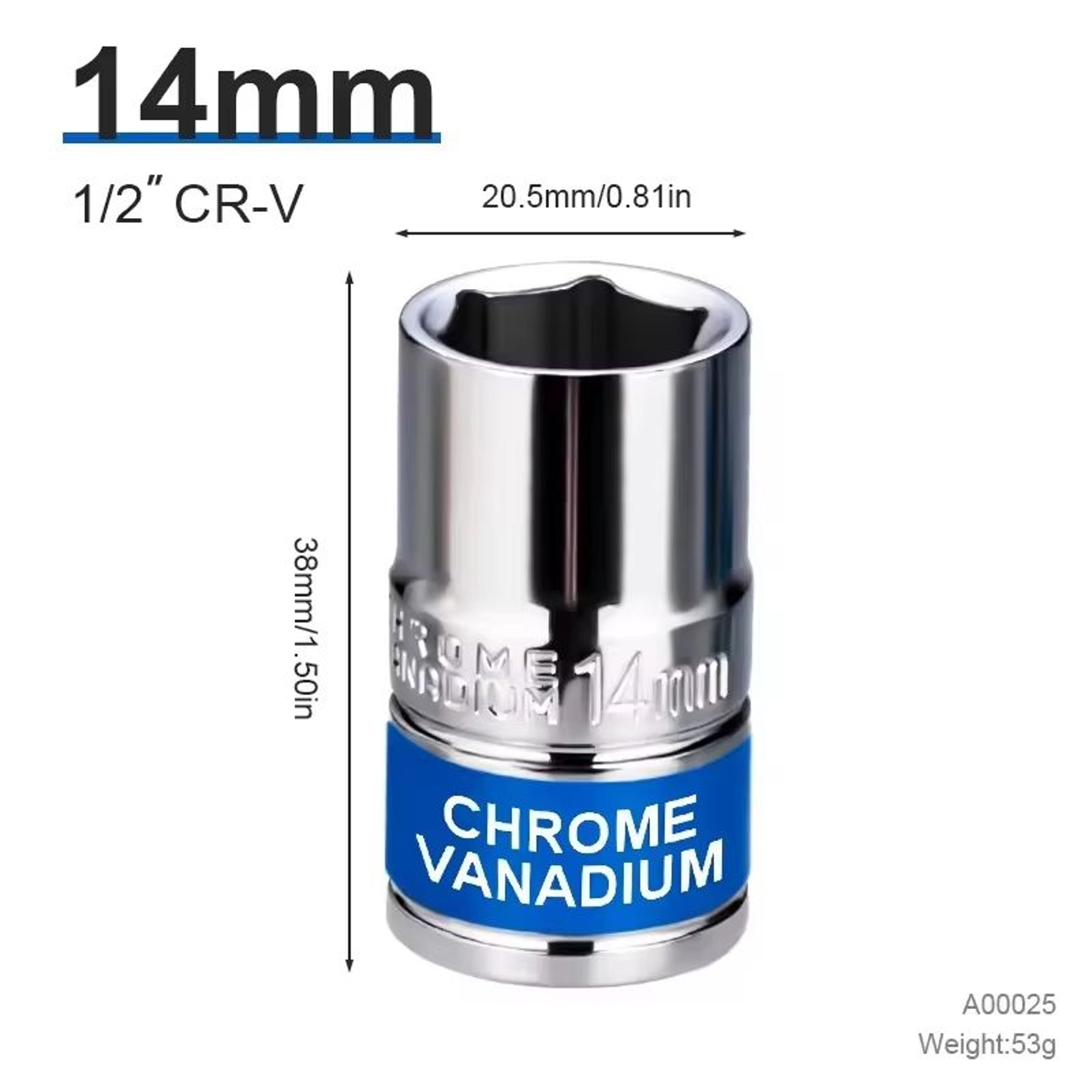 12 Drive Deep Impact Socket Set 832 Mm  HeavyDuty Impact Sockets For Pneumatic Wrenches  Tire Remov 13