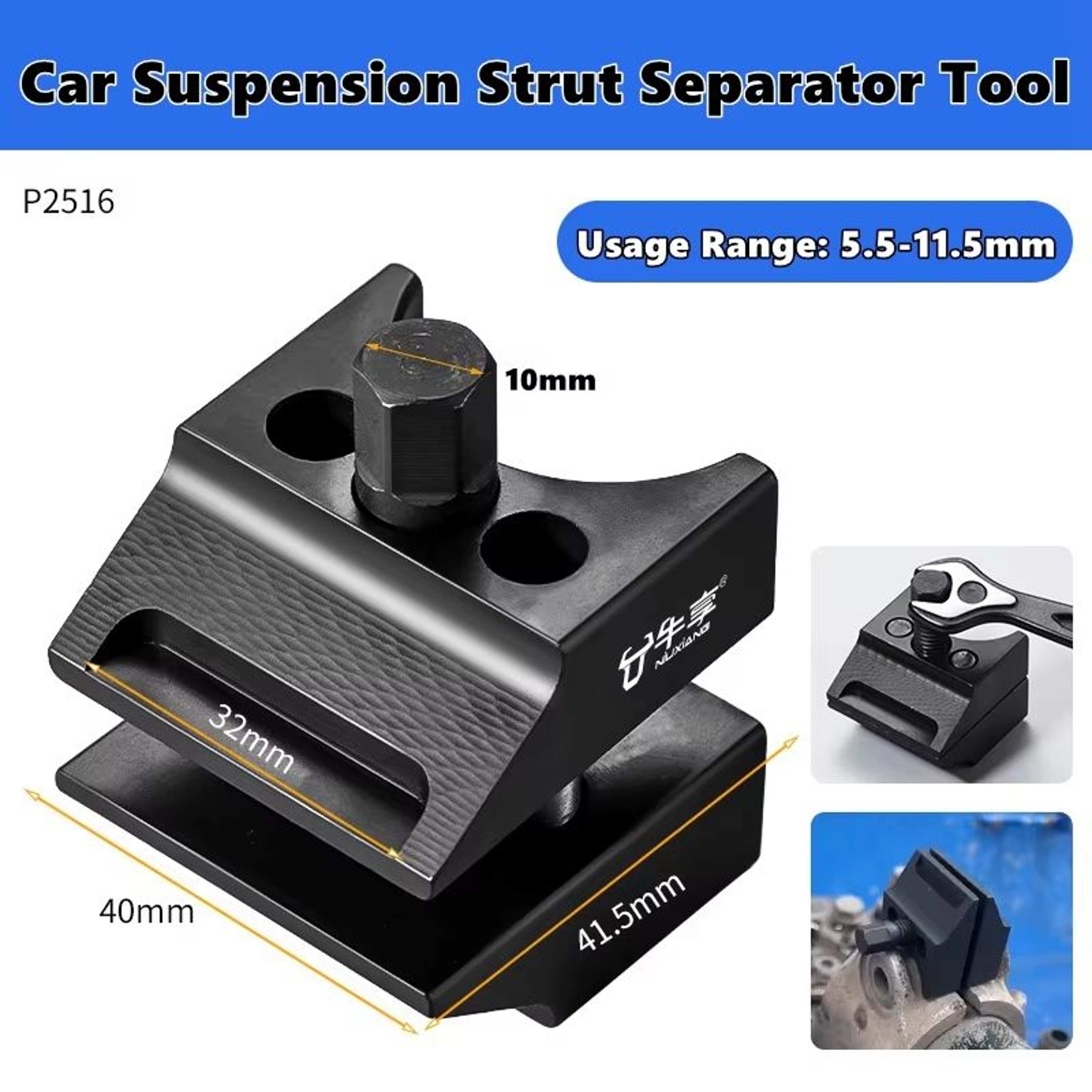 Motorcycle Suspension Strut Separator  Expander Tool Kit  Wheel Hub And Steering Knuckle Spreader 6