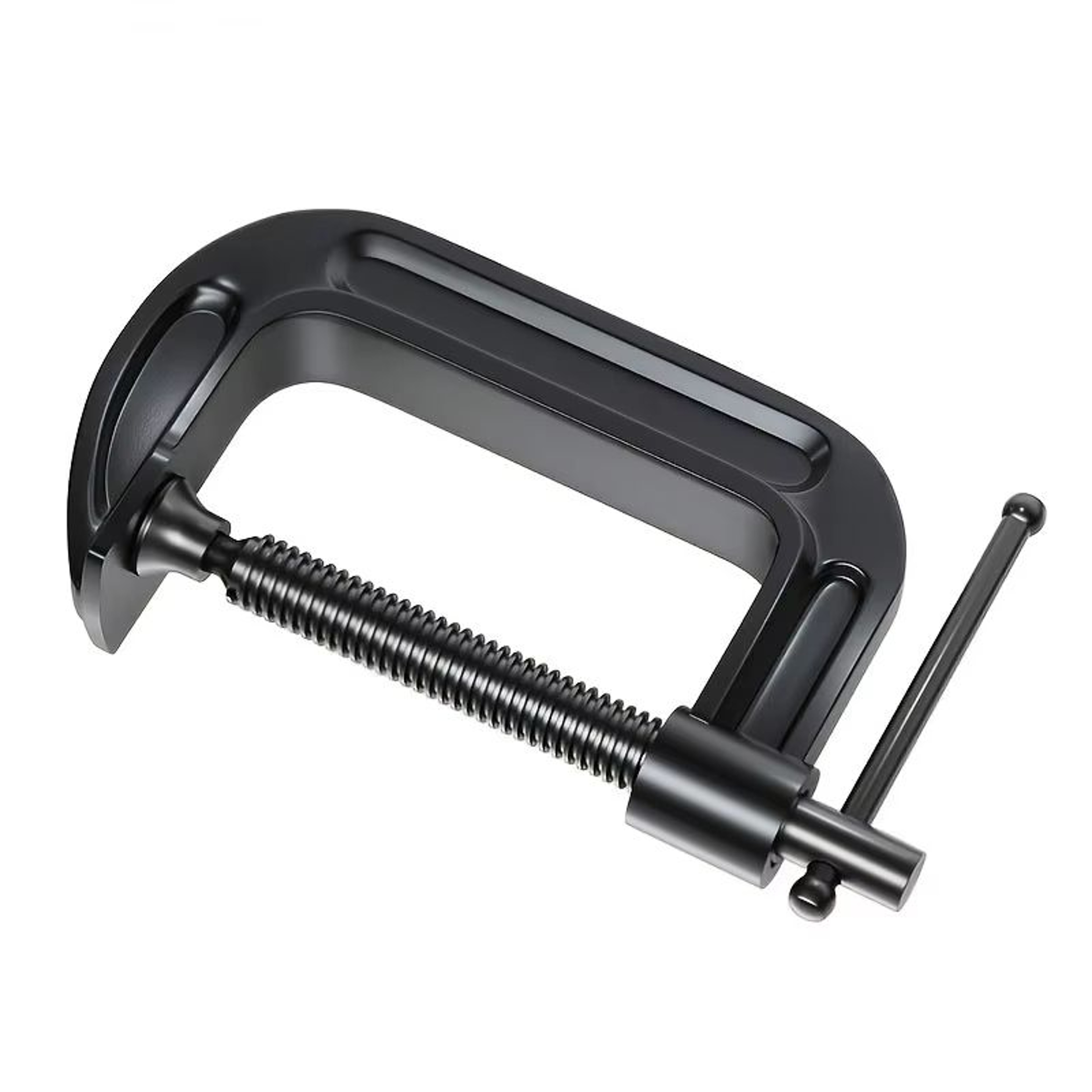 GShaped Mini CFixture Clamp With Sliding THandle  HeavyDuty Woodworking Welding  Metal Workpiece To 0