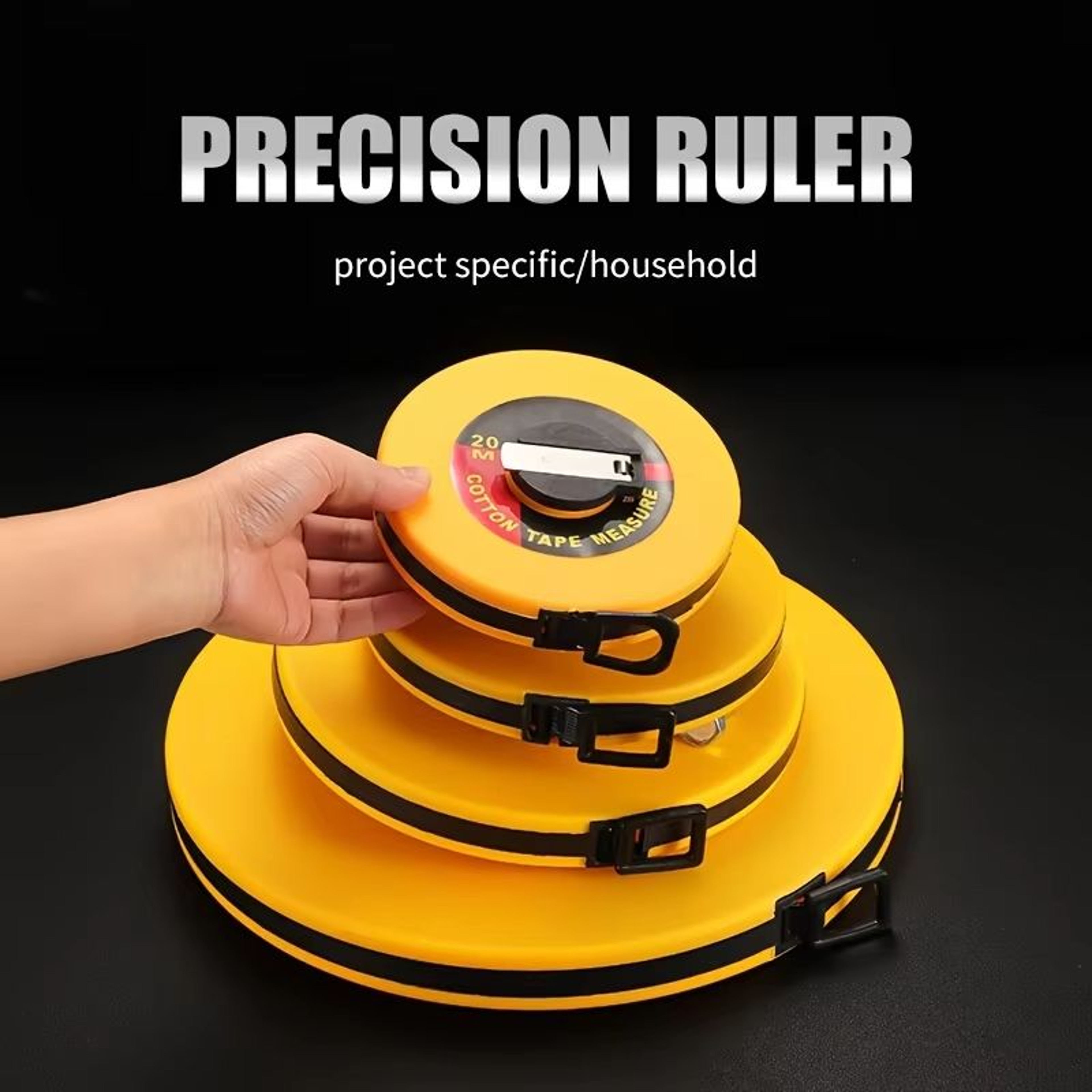 Long Fiberglass Measuring Tape  656ft  984ft  164ft  328ft Distance Tape Measure 3