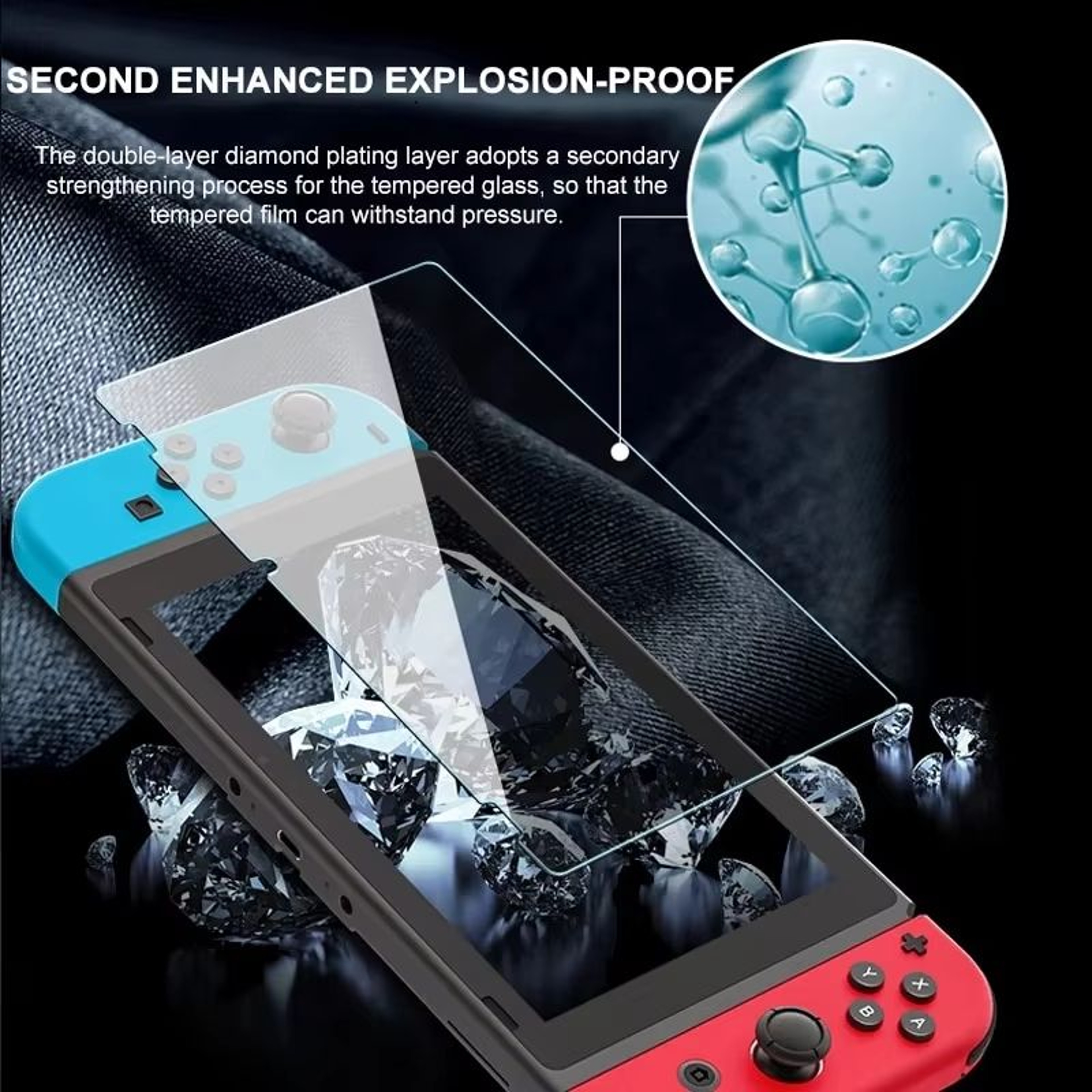 Tempered Glass Screen Protector For Nintendo Switch Switch Lite And Switch OLED Consoles 3