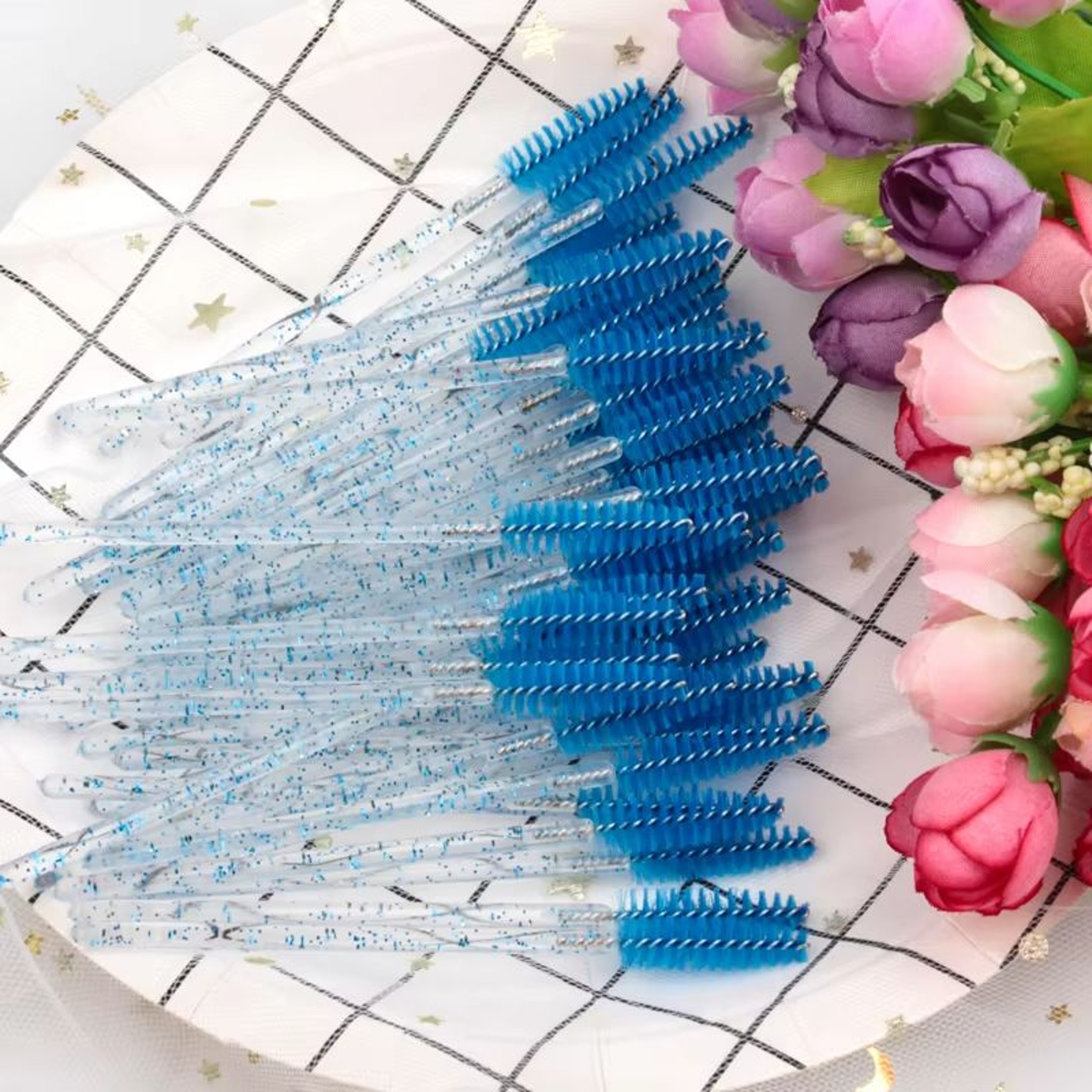 Eye Lash And Eyebrow Brushes 550 Pieces  Mascara Wands And Applicator Spoolers For False Eyelashes  10